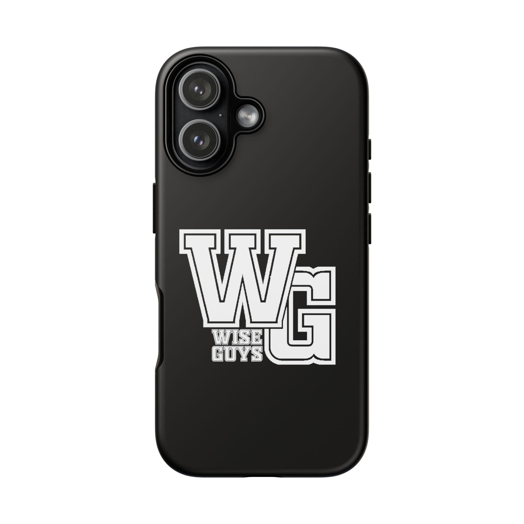 Wise Guys 'WG' Tough Phone Case — Protective White Phone Cover
