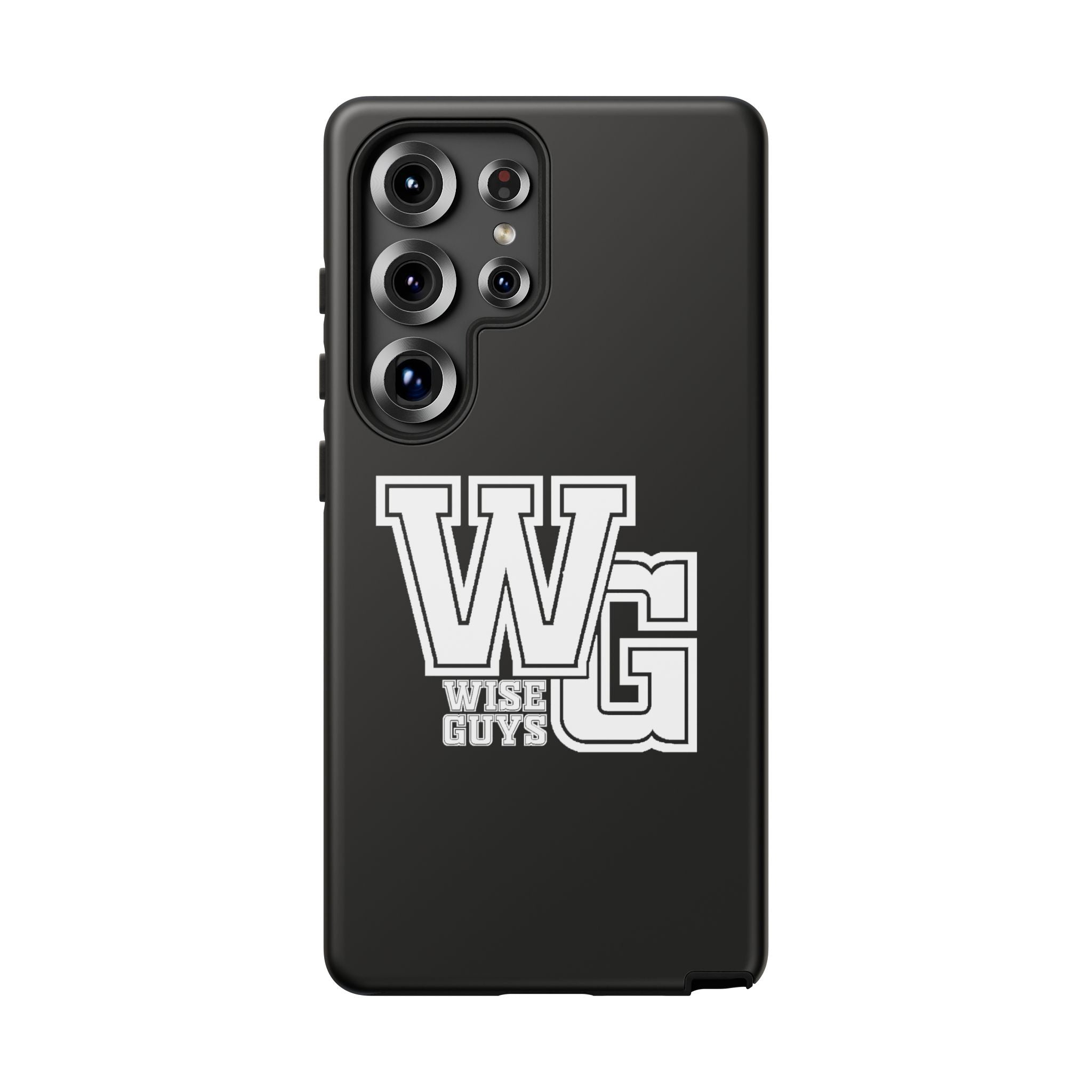 Wise Guys 'WG' Tough Phone Case — Protective White Phone Cover