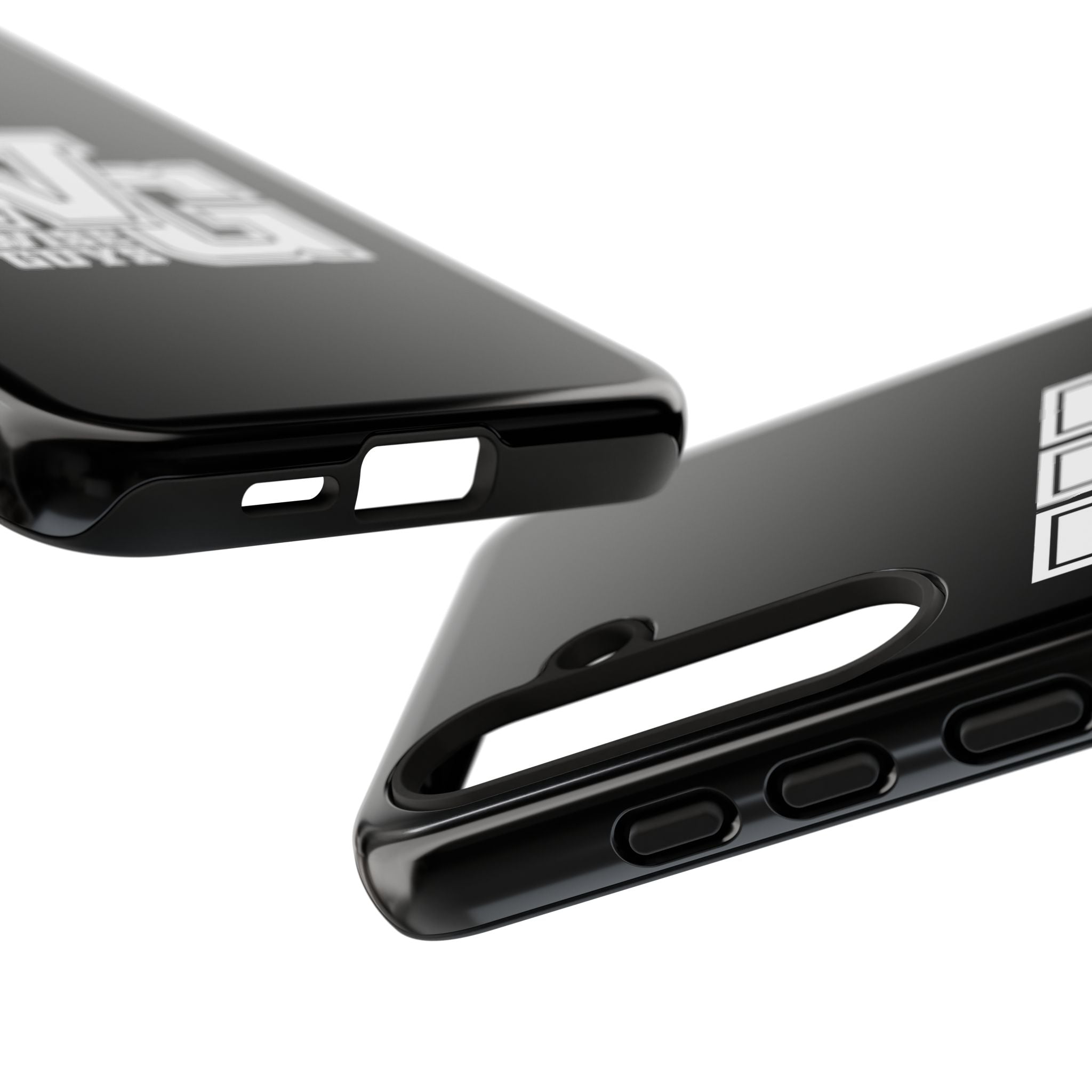 Wise Guys 'WG' Tough Phone Case — Protective White Phone Cover