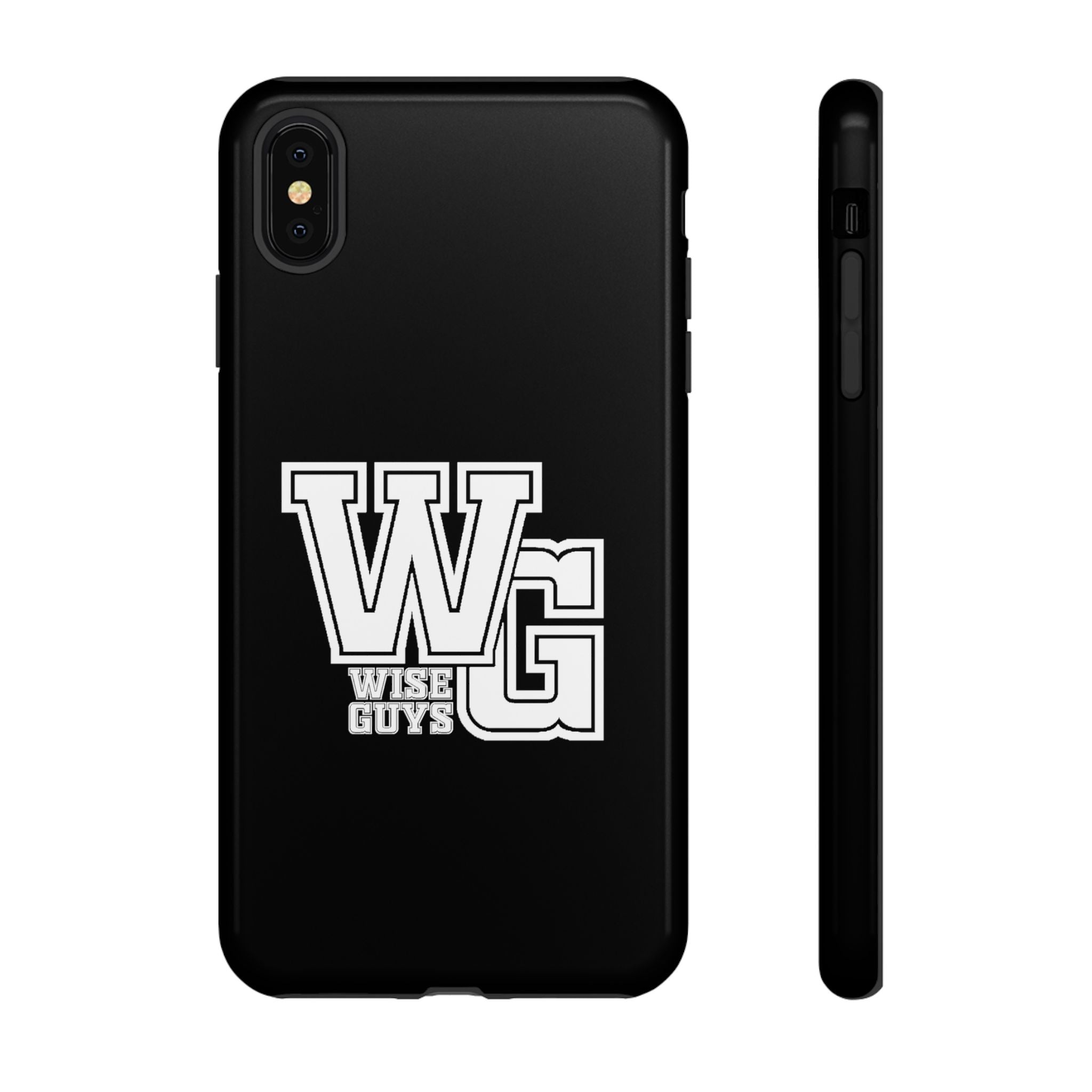 Wise Guys 'WG' Tough Phone Case — Protective White Phone Cover