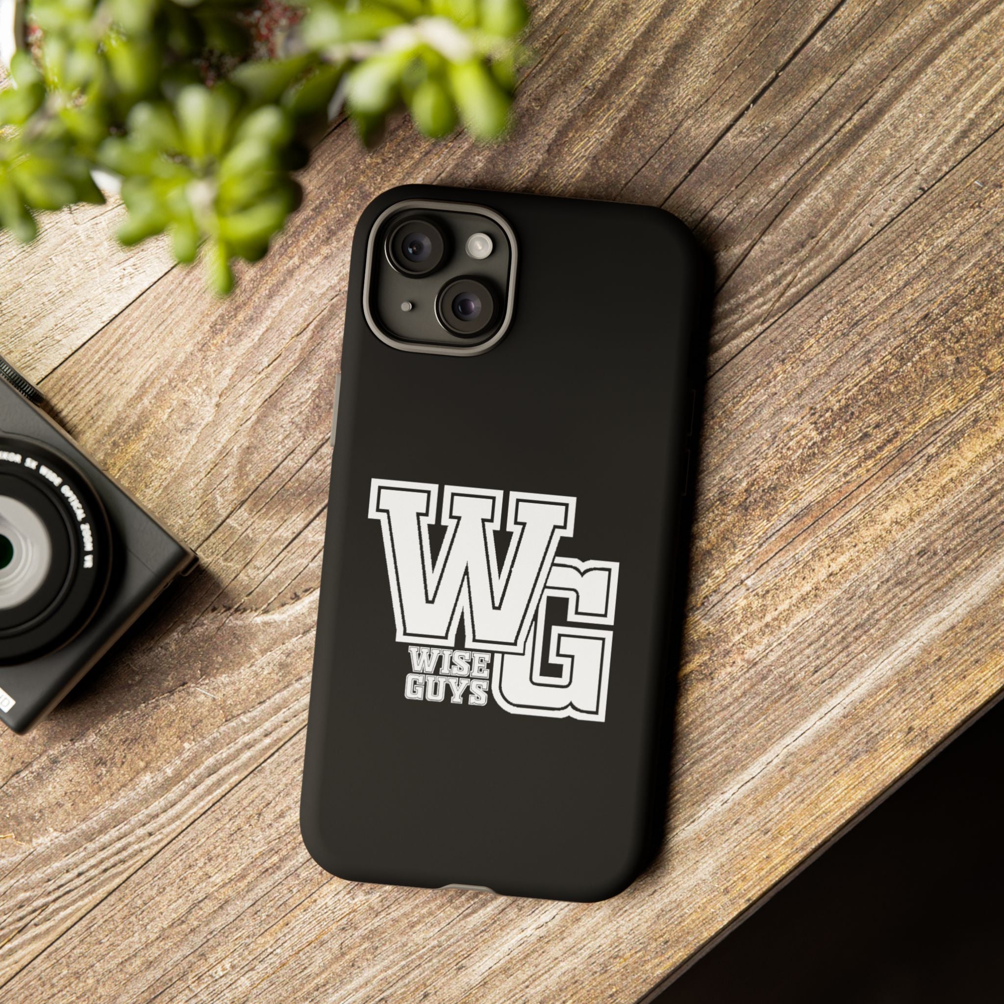 Wise Guys 'WG' Tough Phone Case — Protective White Phone Cover