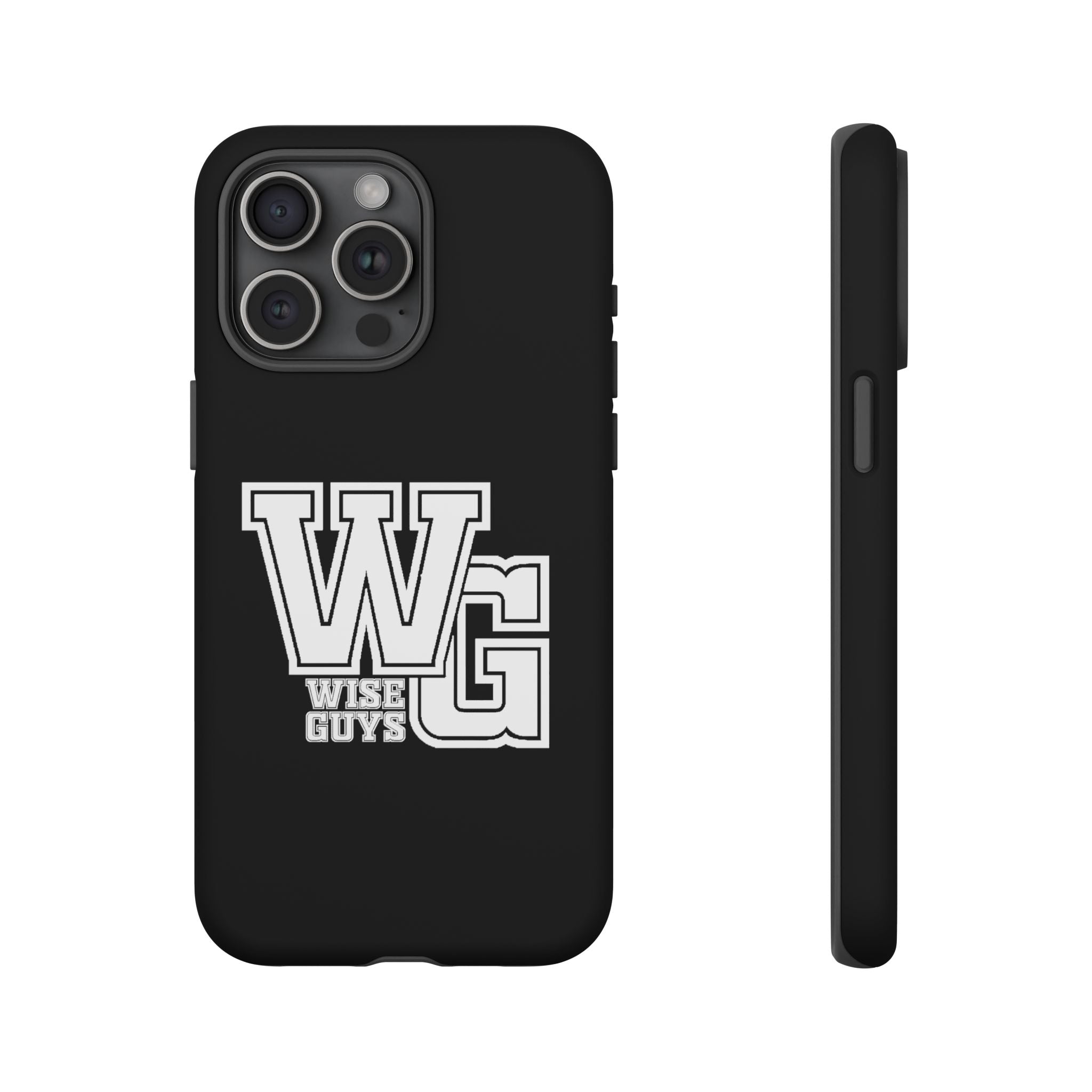 Wise Guys 'WG' Tough Phone Case — Protective White Phone Cover