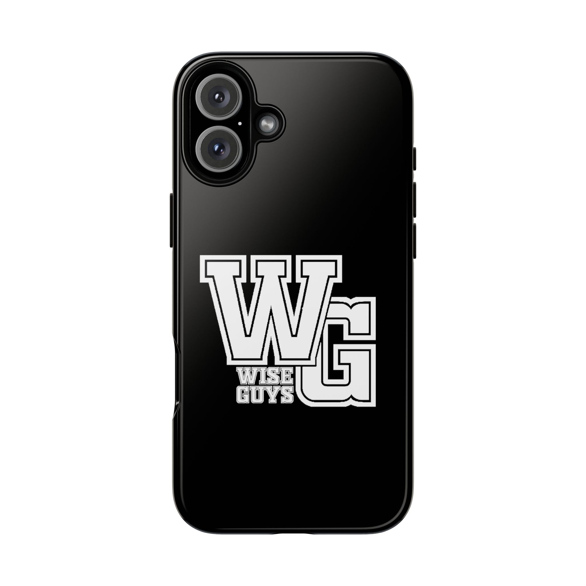 Wise Guys 'WG' Tough Phone Case — Protective White Phone Cover