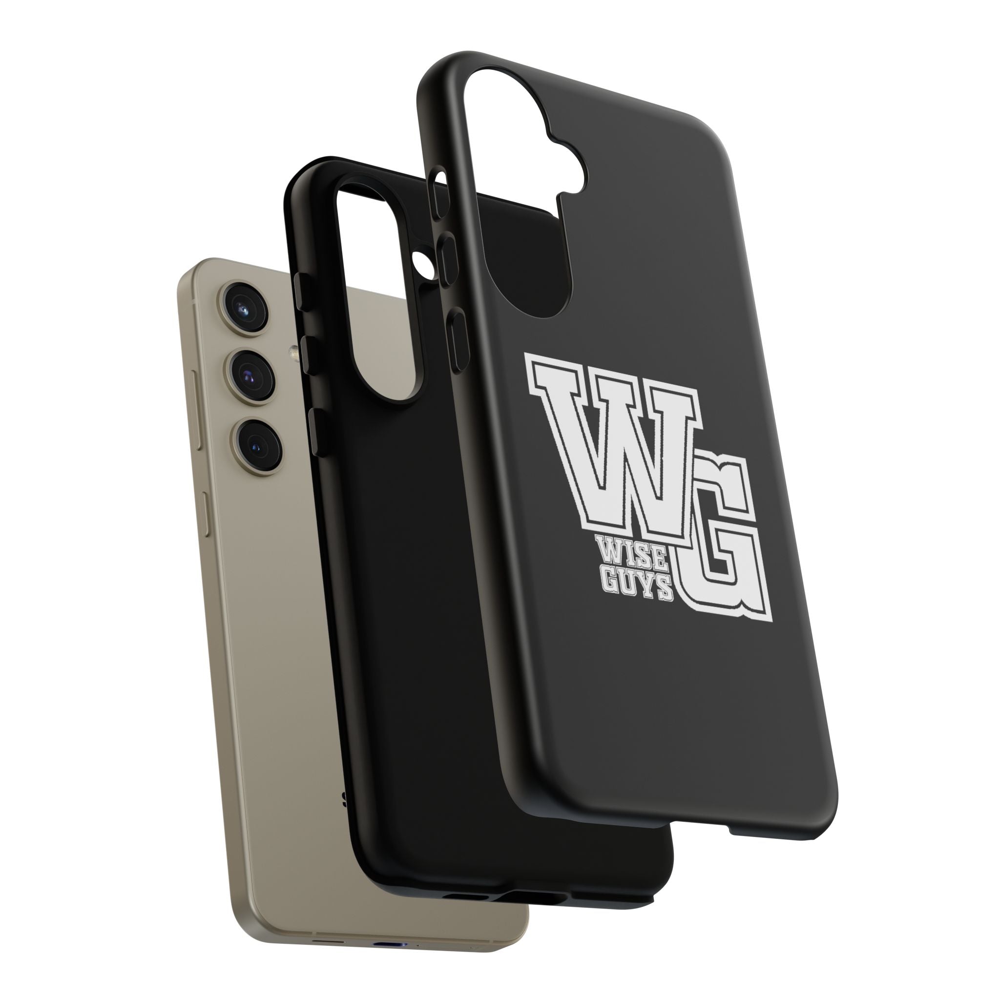 Wise Guys 'WG' Tough Phone Case — Protective White Phone Cover