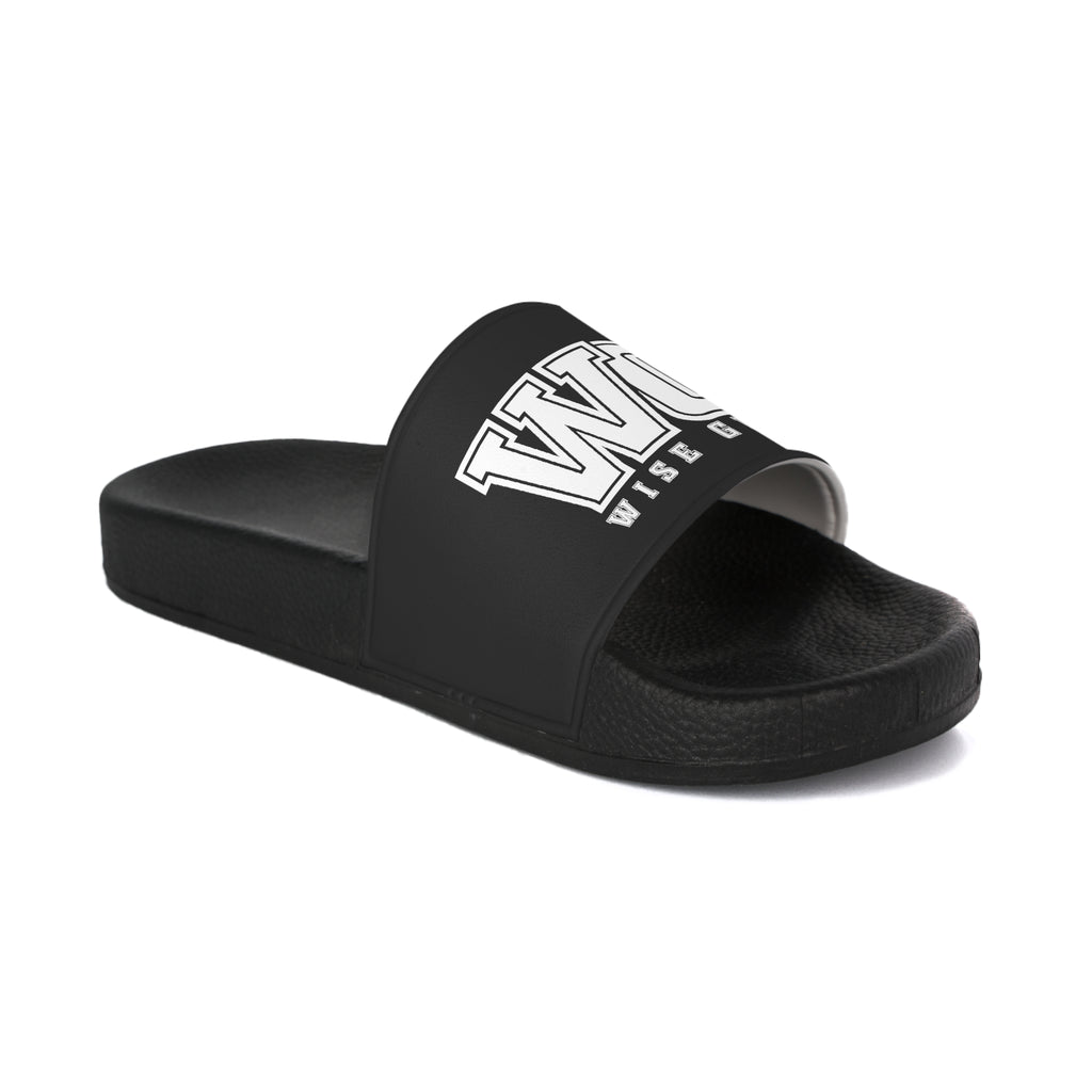 WG Logo Slide Sandals — Women's Black Pool Slides