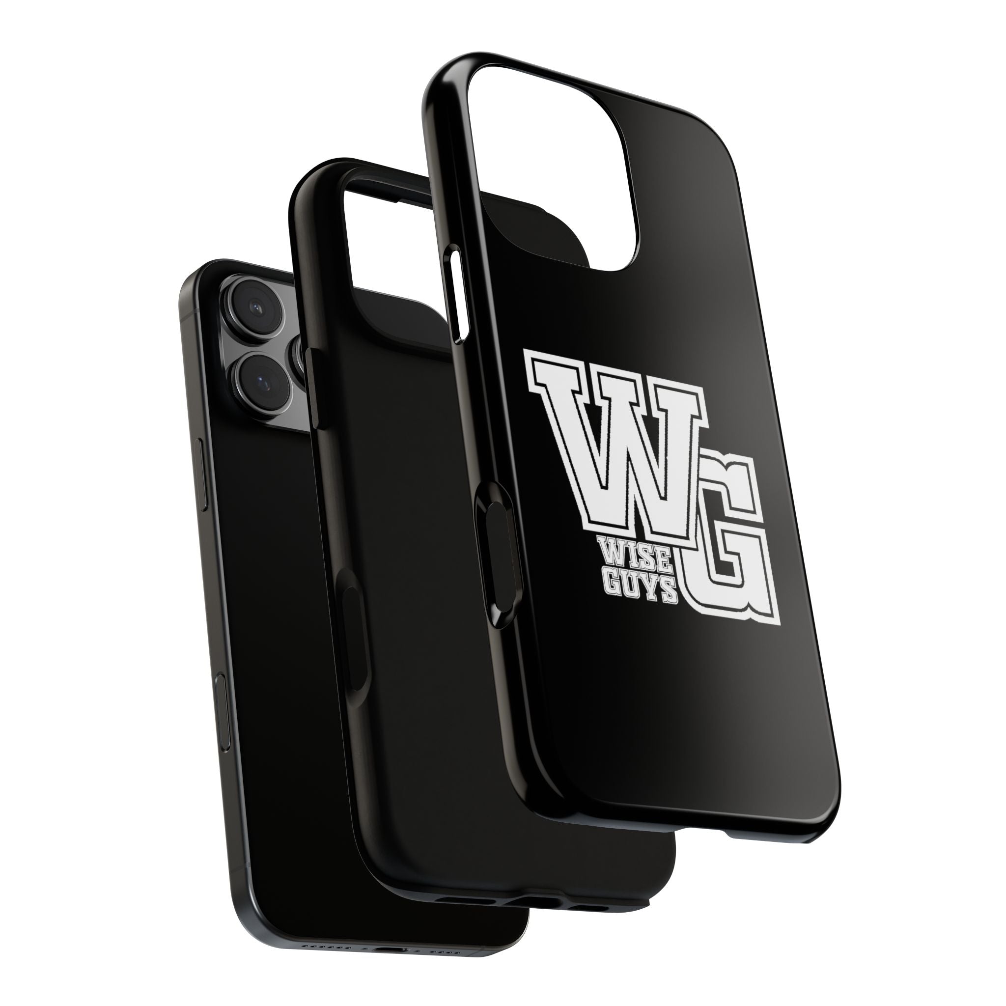 Wise Guys 'WG' Tough Phone Case — Protective White Phone Cover