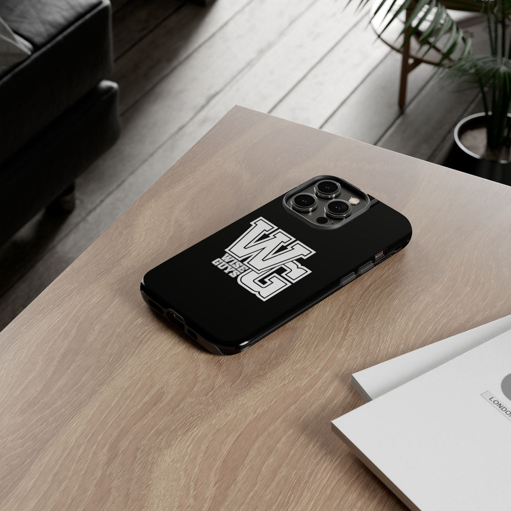 Wise Guys 'WG' Tough Phone Case — Protective White Phone Cover
