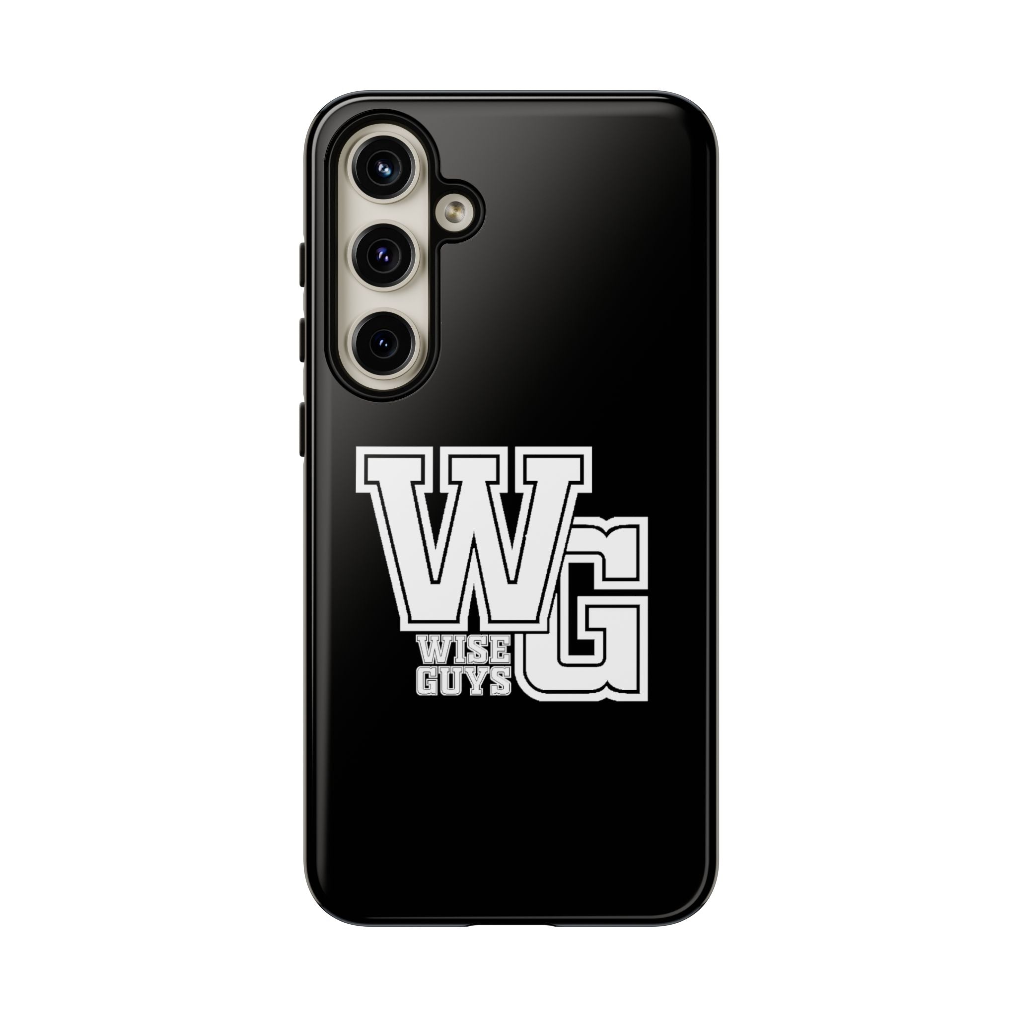 Wise Guys 'WG' Tough Phone Case — Protective White Phone Cover