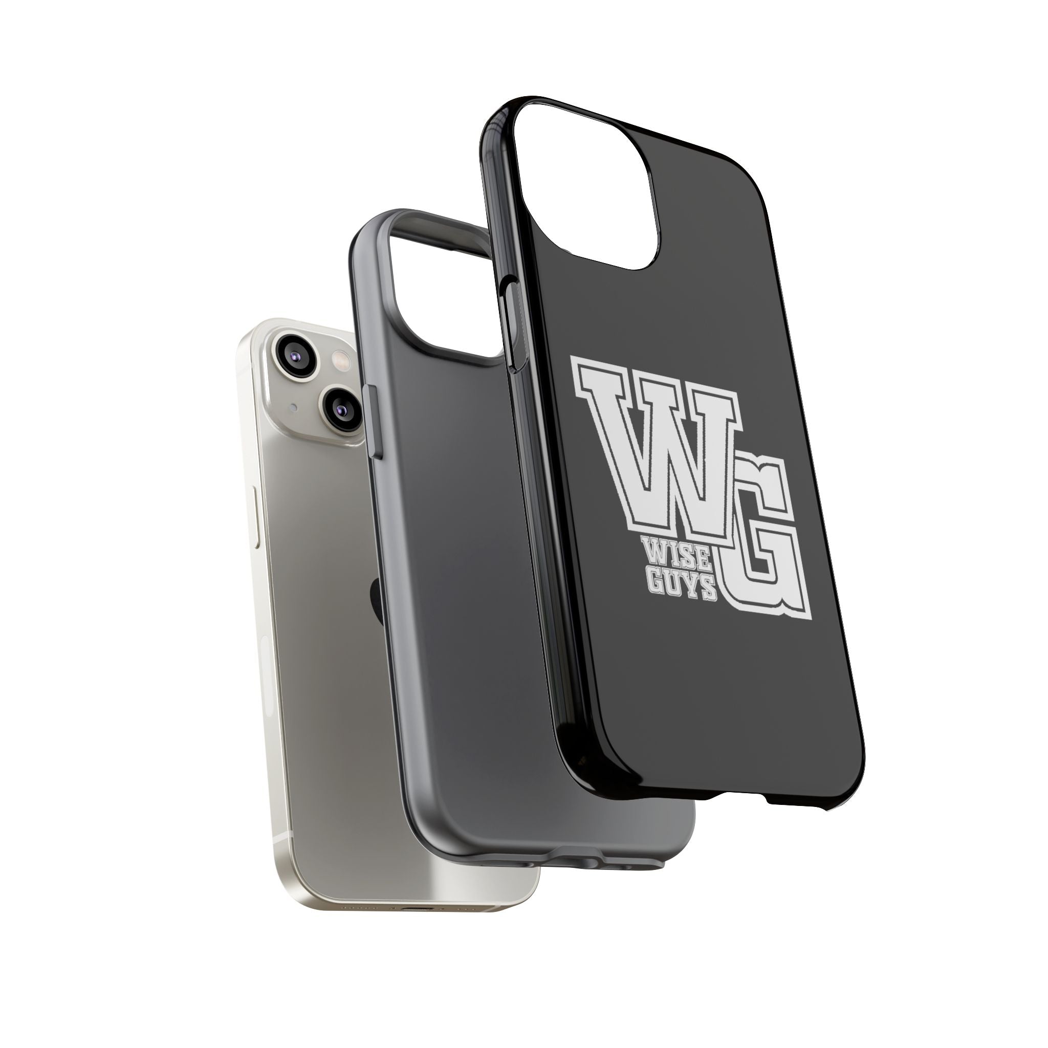 Wise Guys 'WG' Tough Phone Case — Protective White Phone Cover