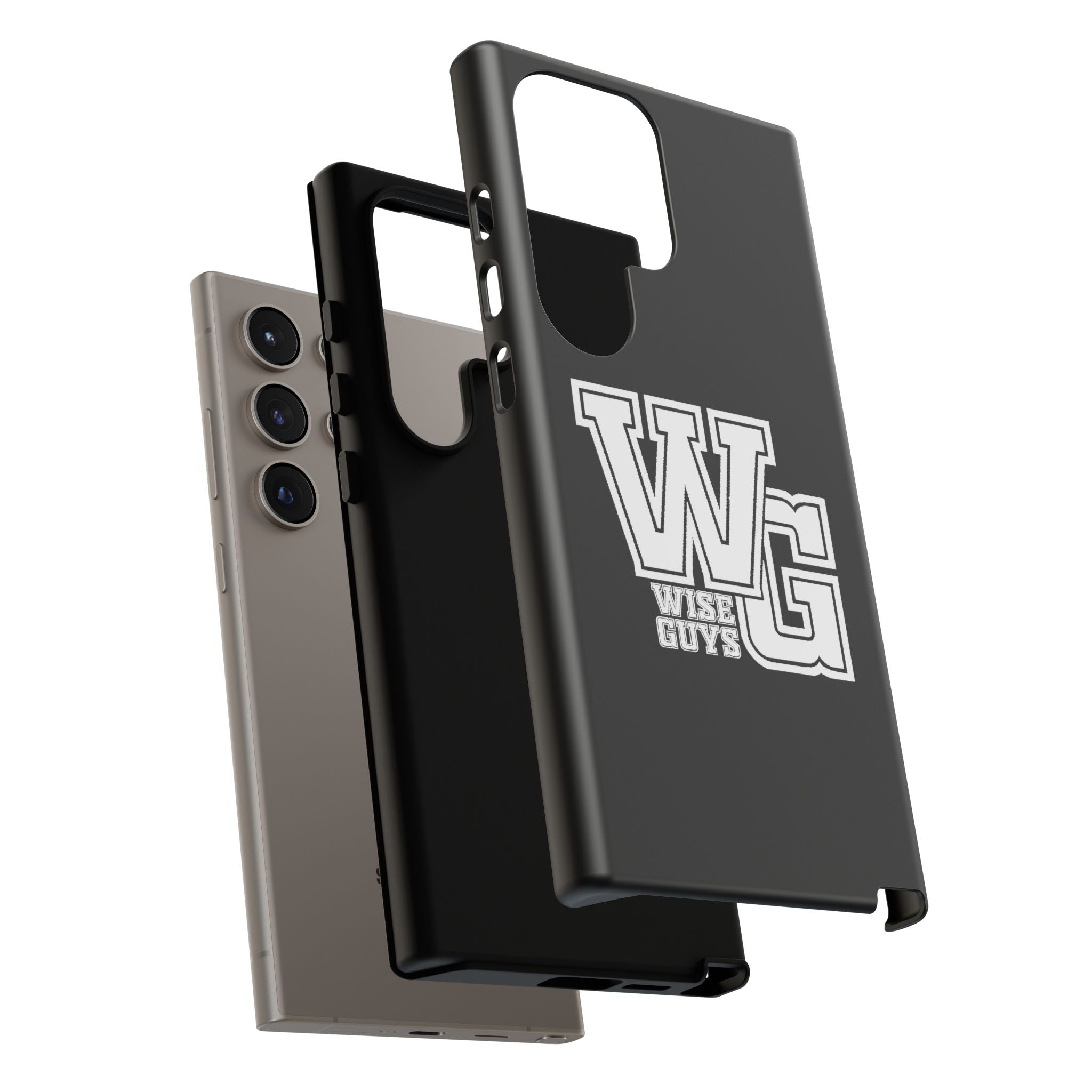 Wise Guys 'WG' Tough Phone Case — Protective White Phone Cover