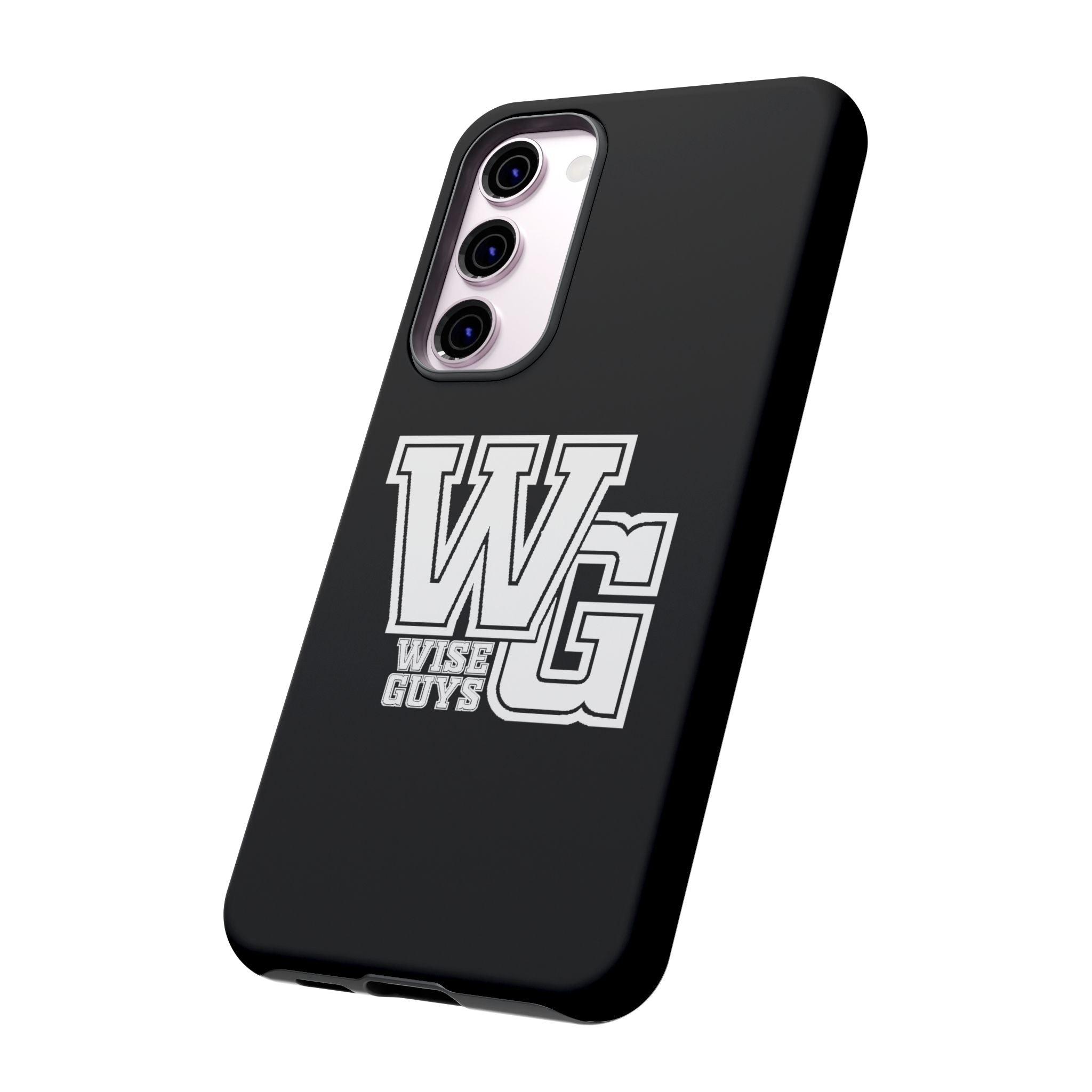 Wise Guys 'WG' Tough Phone Case — Protective White Phone Cover