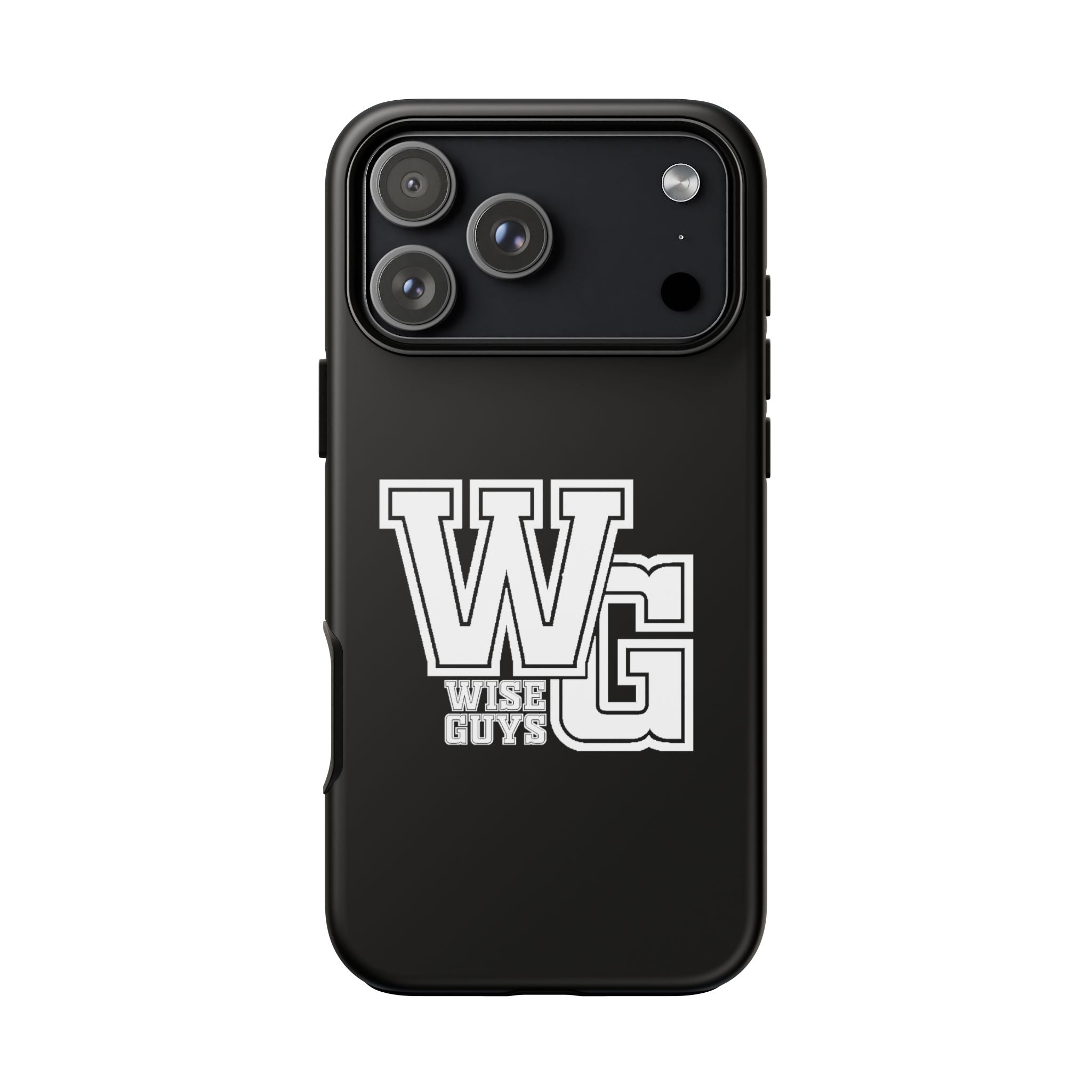 Wise Guys 'WG' Tough Phone Case — Protective White Phone Cover