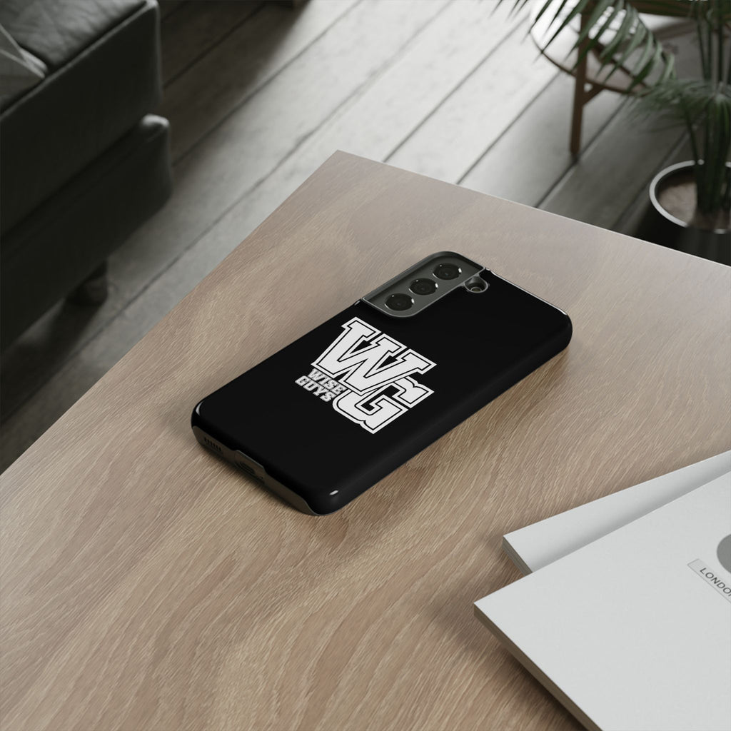 Wise Guys 'WG' Tough Phone Case — Protective White Phone Cover