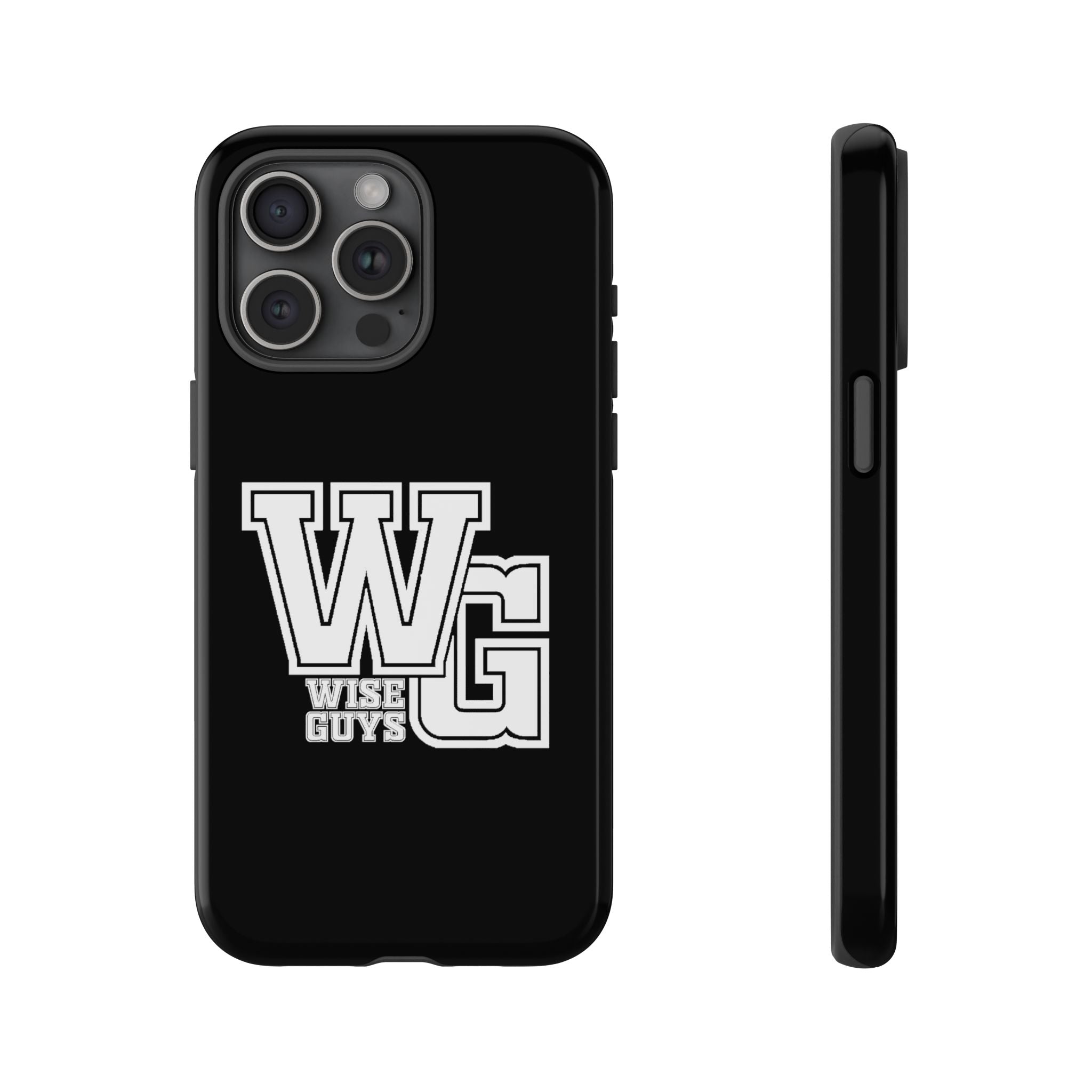 Wise Guys 'WG' Tough Phone Case — Protective White Phone Cover