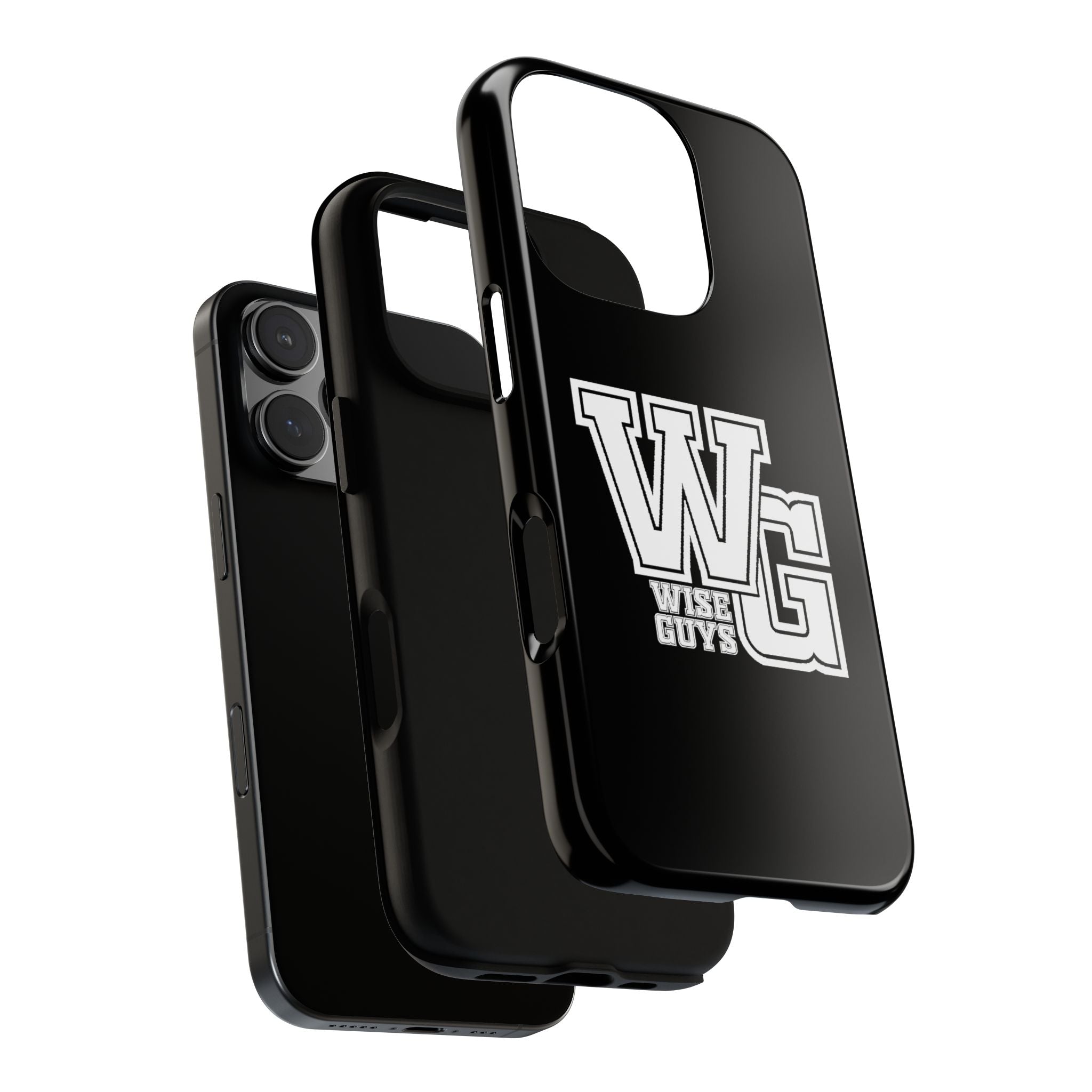 Wise Guys 'WG' Tough Phone Case — Protective White Phone Cover