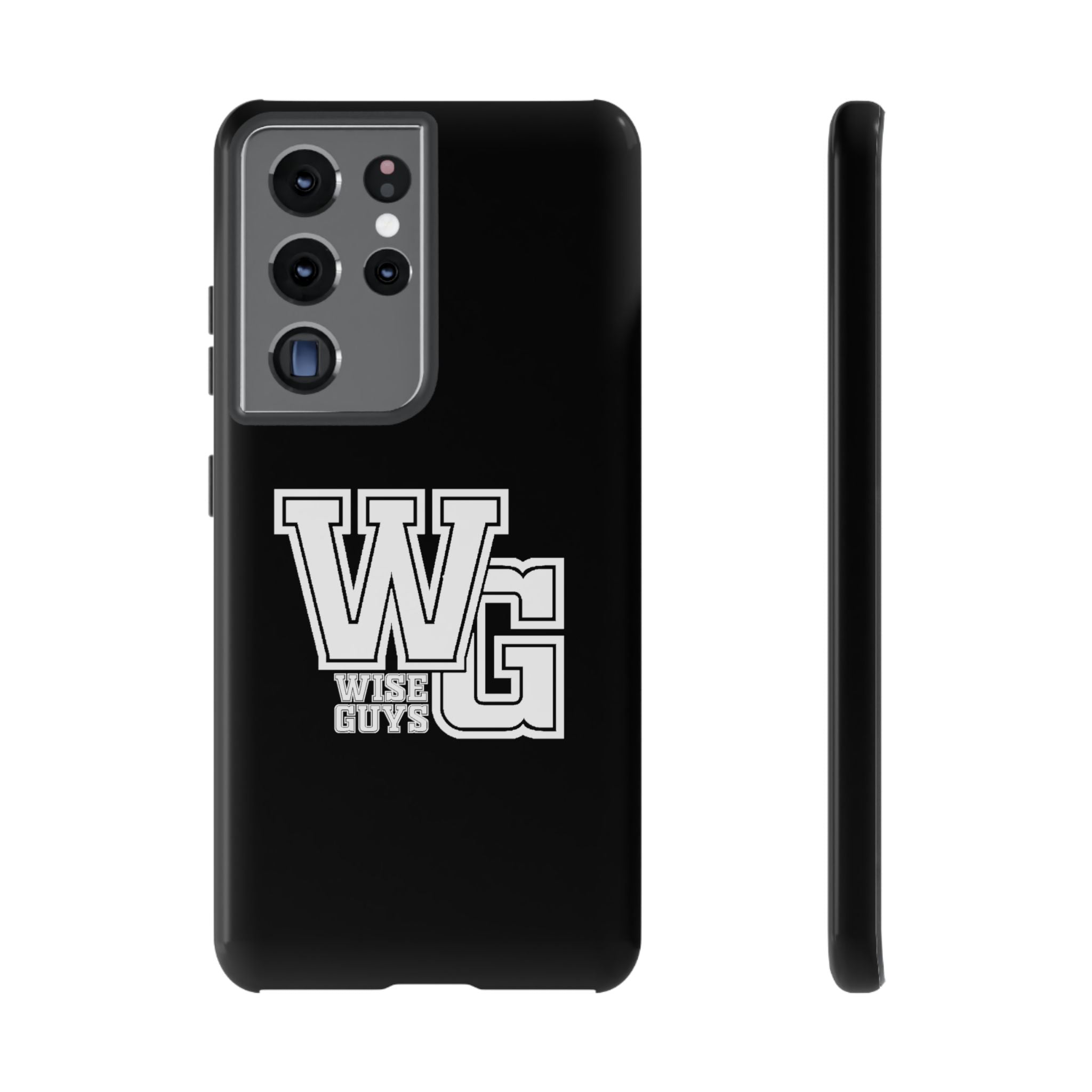 Wise Guys 'WG' Tough Phone Case — Protective White Phone Cover