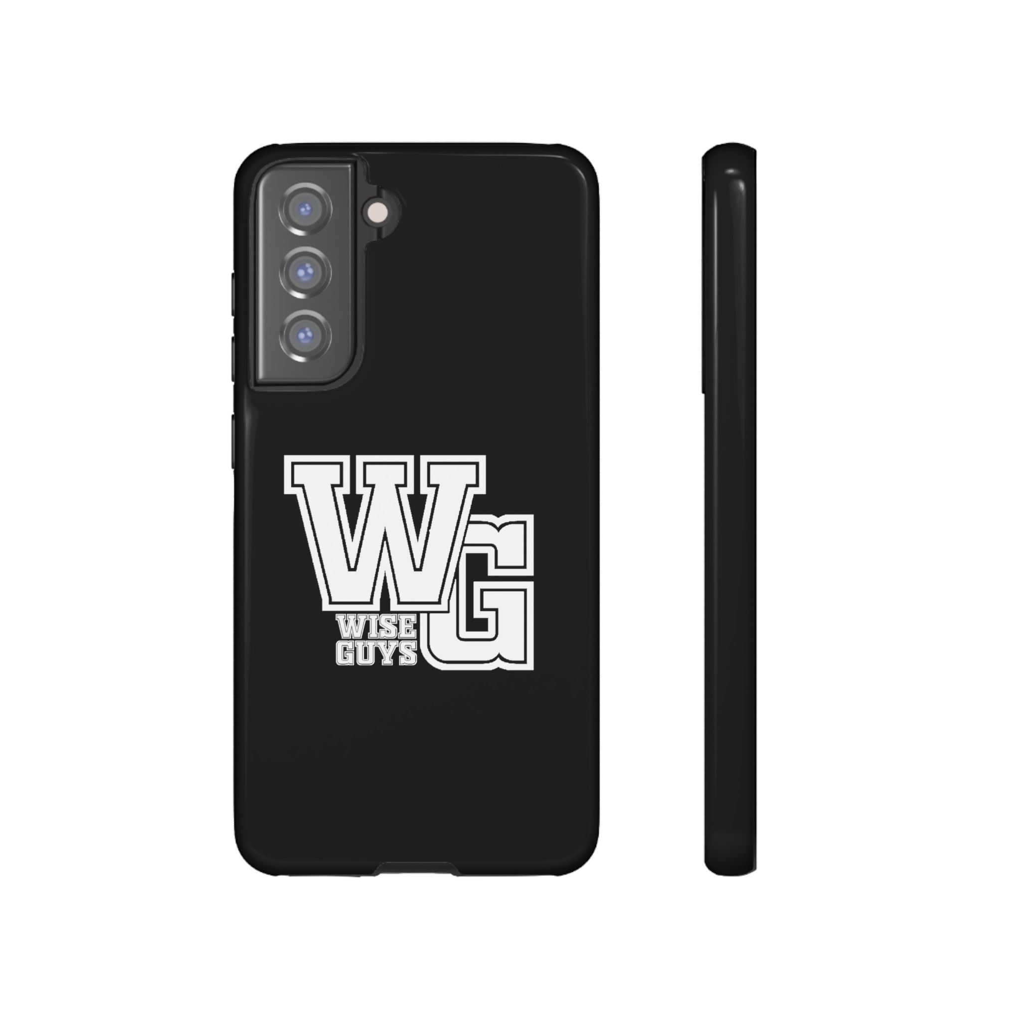 Wise Guys 'WG' Tough Phone Case — Protective White Phone Cover
