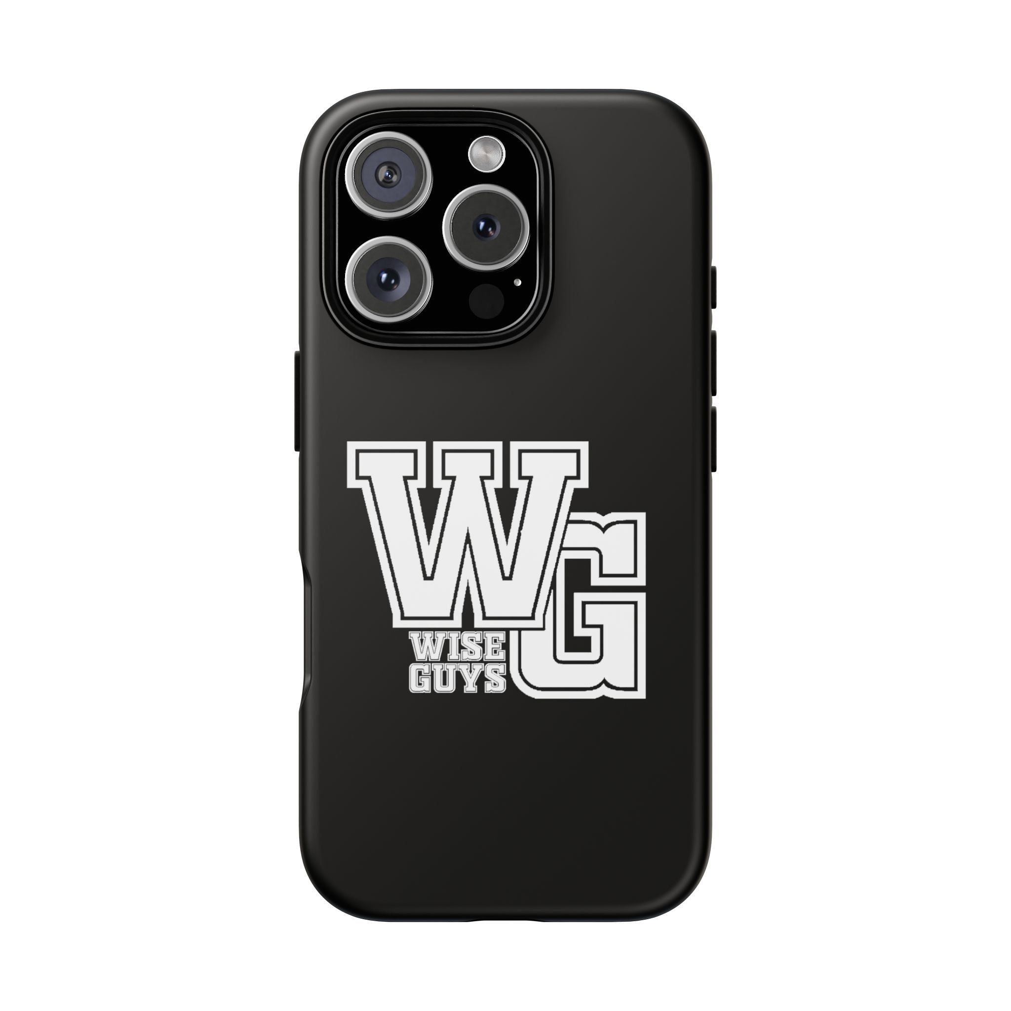 Wise Guys 'WG' Tough Phone Case — Protective White Phone Cover