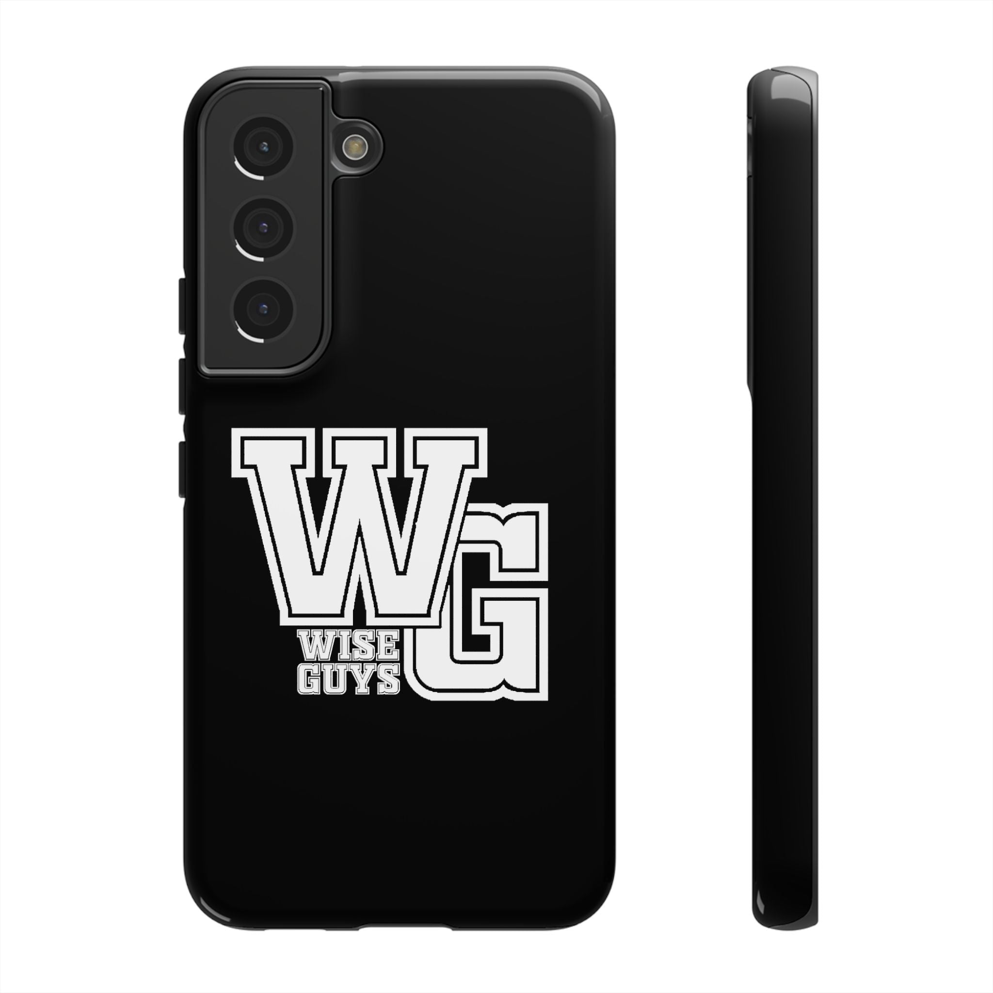Wise Guys 'WG' Tough Phone Case — Protective White Phone Cover