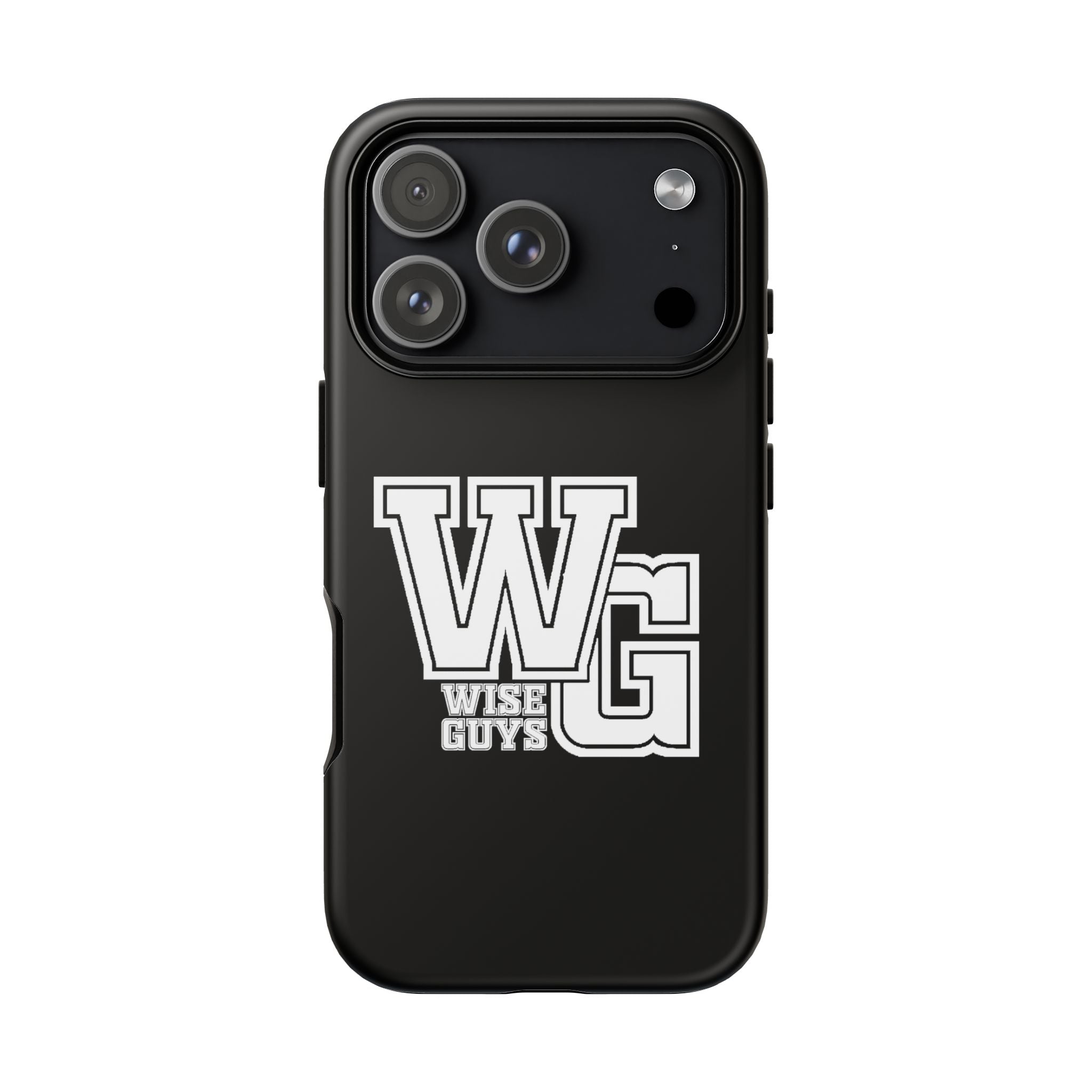 Wise Guys 'WG' Tough Phone Case — Protective White Phone Cover