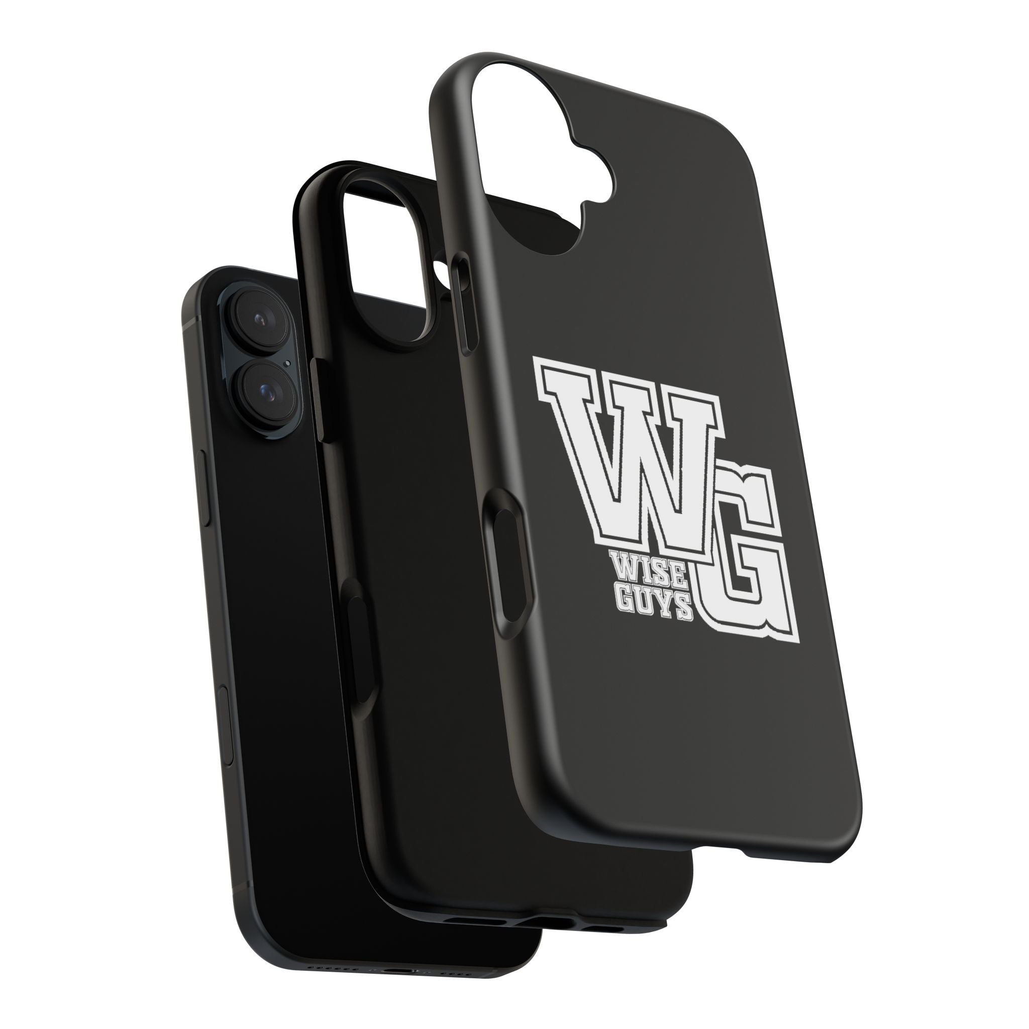 Wise Guys 'WG' Tough Phone Case — Protective White Phone Cover