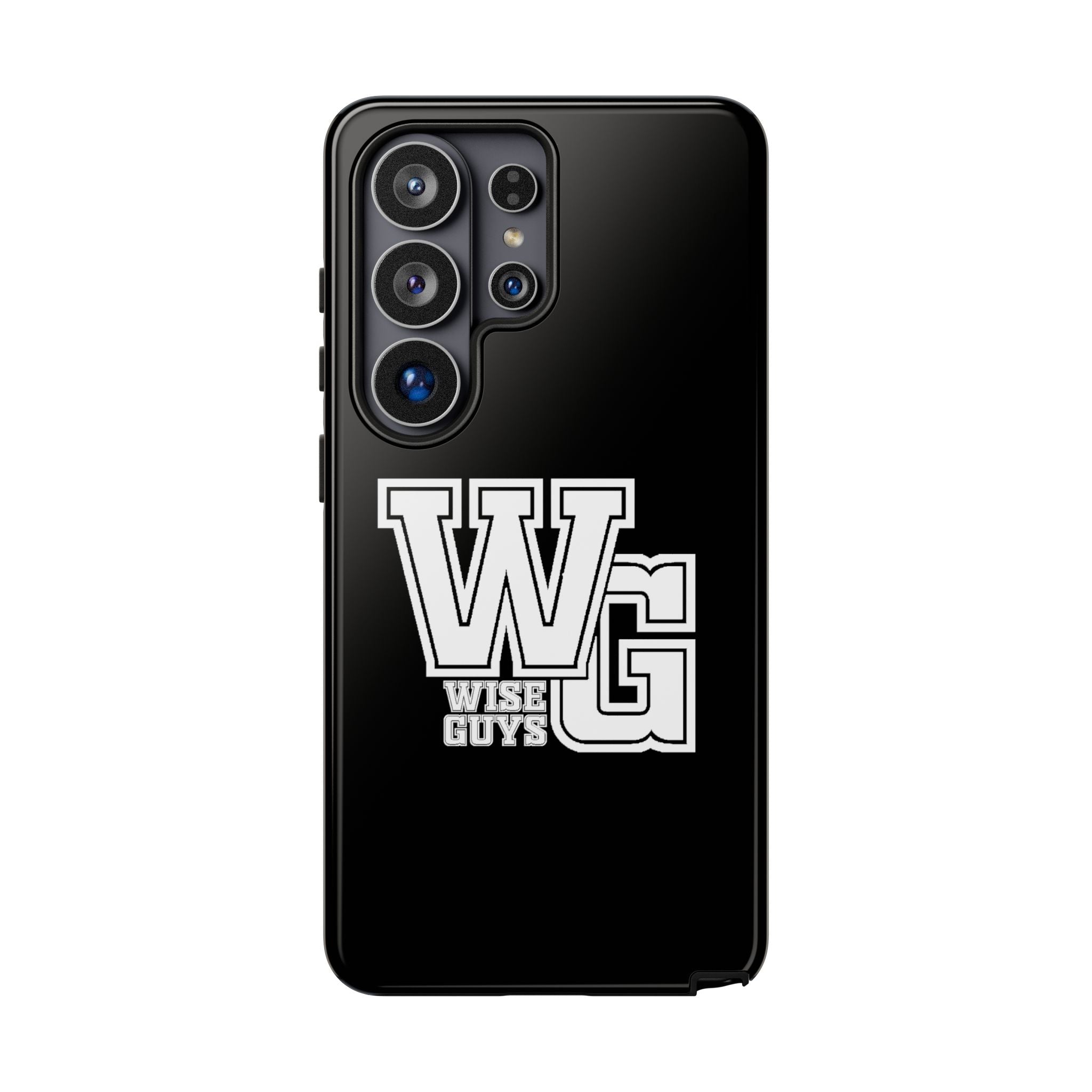 Wise Guys 'WG' Tough Phone Case — Protective White Phone Cover