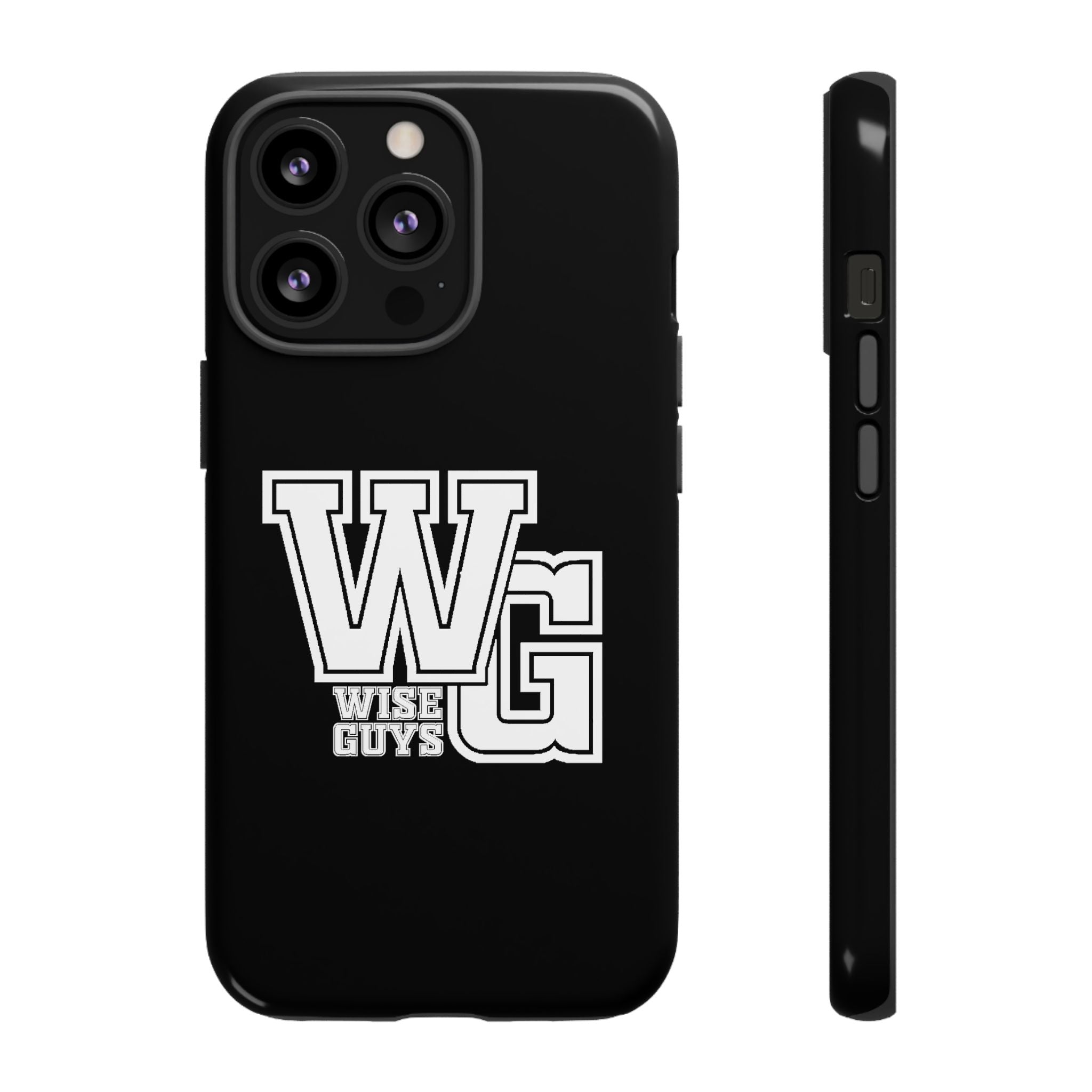 Wise Guys 'WG' Tough Phone Case — Protective White Phone Cover