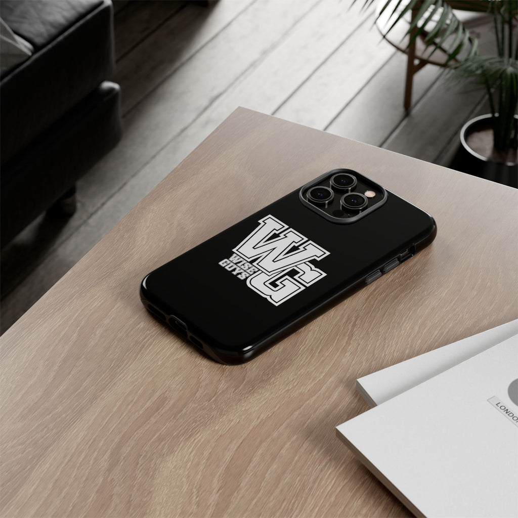 Wise Guys 'WG' Tough Phone Case — Protective White Phone Cover
