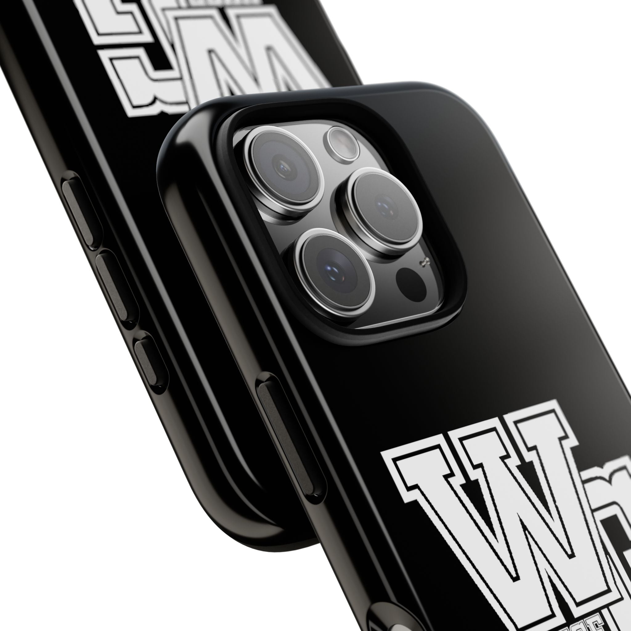 Wise Guys 'WG' Tough Phone Case — Protective White Phone Cover