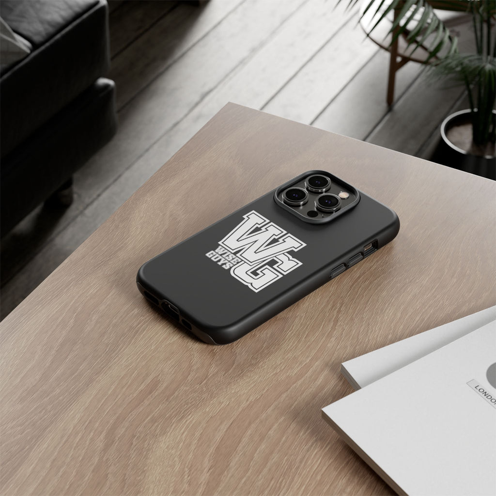 Wise Guys 'WG' Tough Phone Case — Protective White Phone Cover