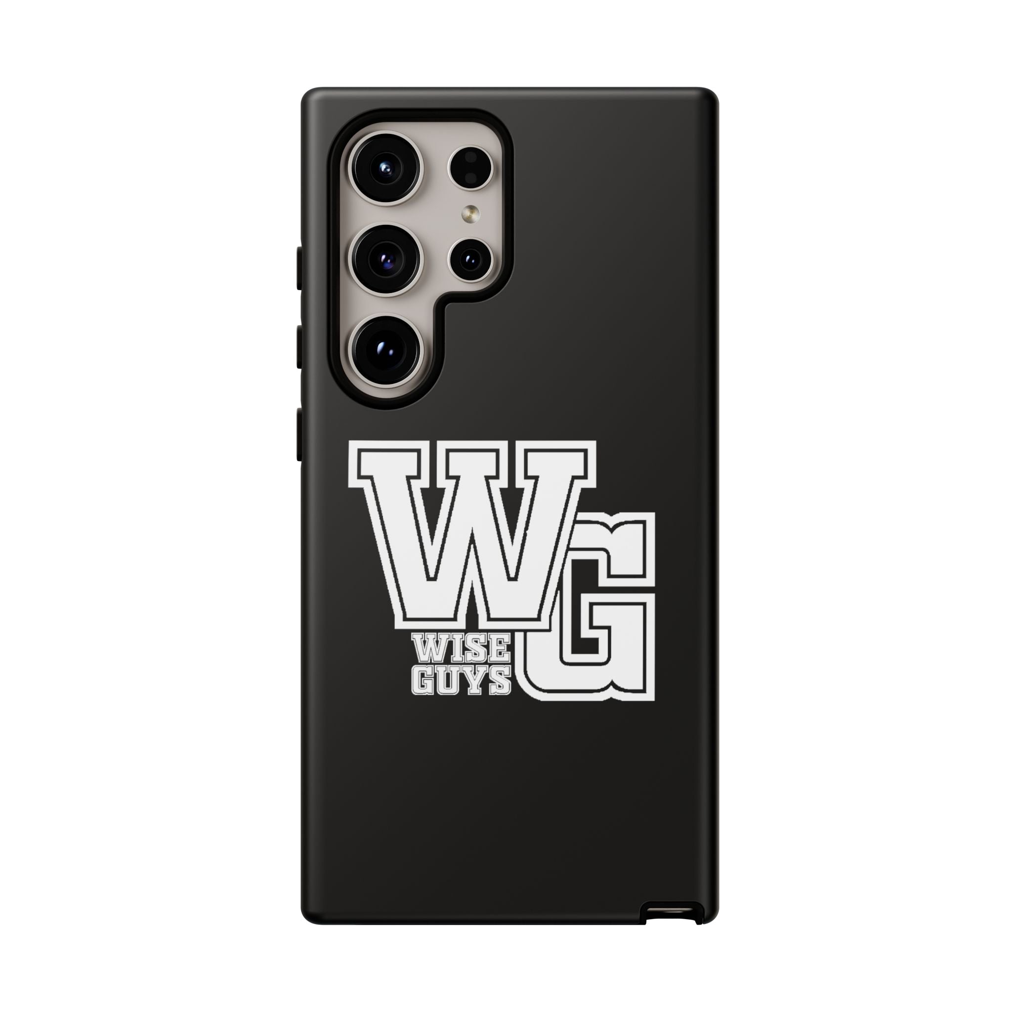 Wise Guys 'WG' Tough Phone Case — Protective White Phone Cover