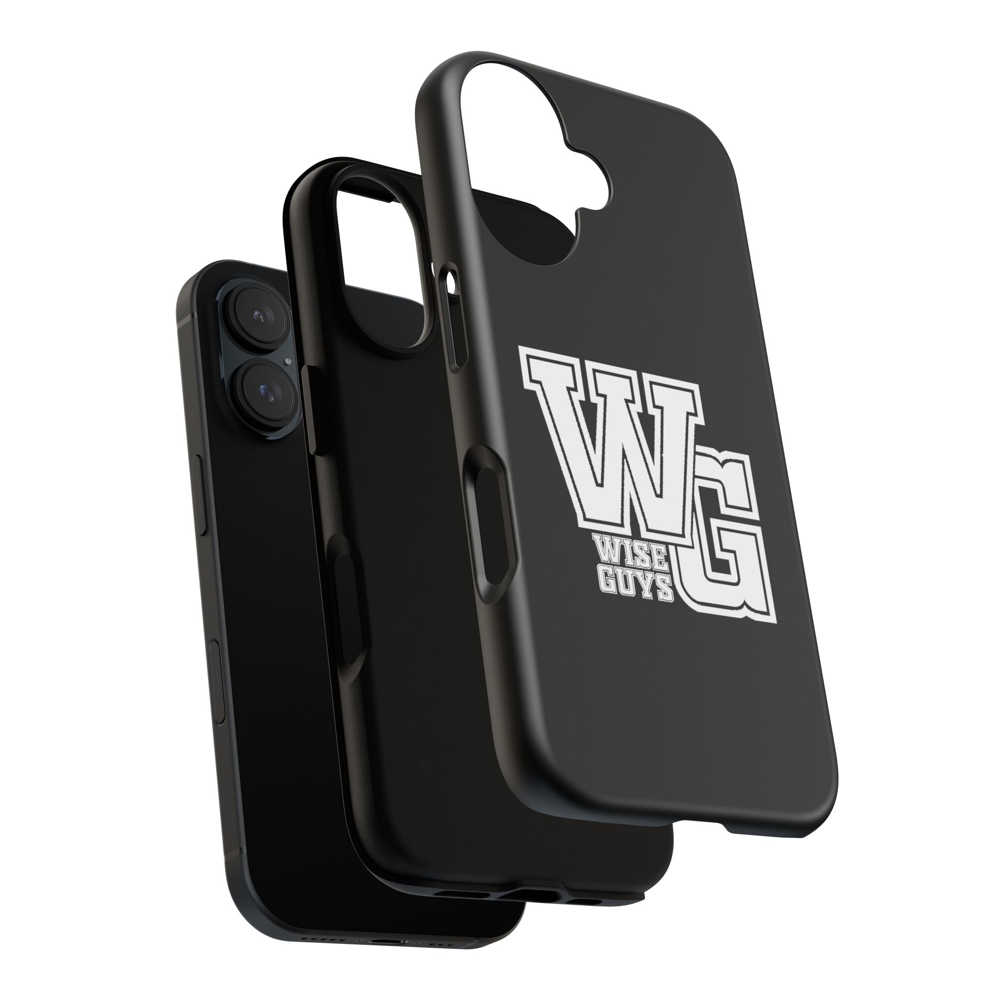 Wise Guys 'WG' Tough Phone Case — Protective White Phone Cover