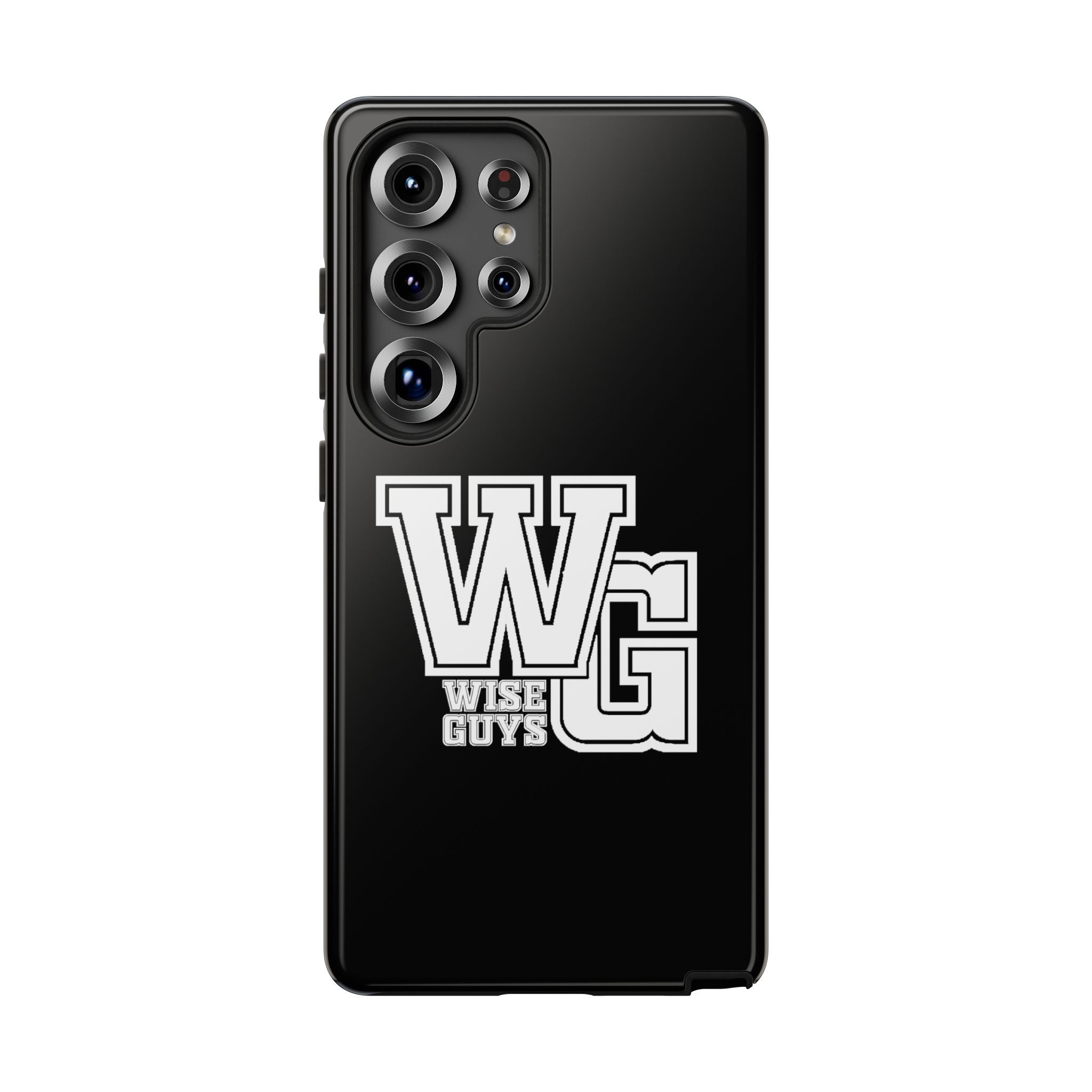 Wise Guys 'WG' Tough Phone Case — Protective White Phone Cover