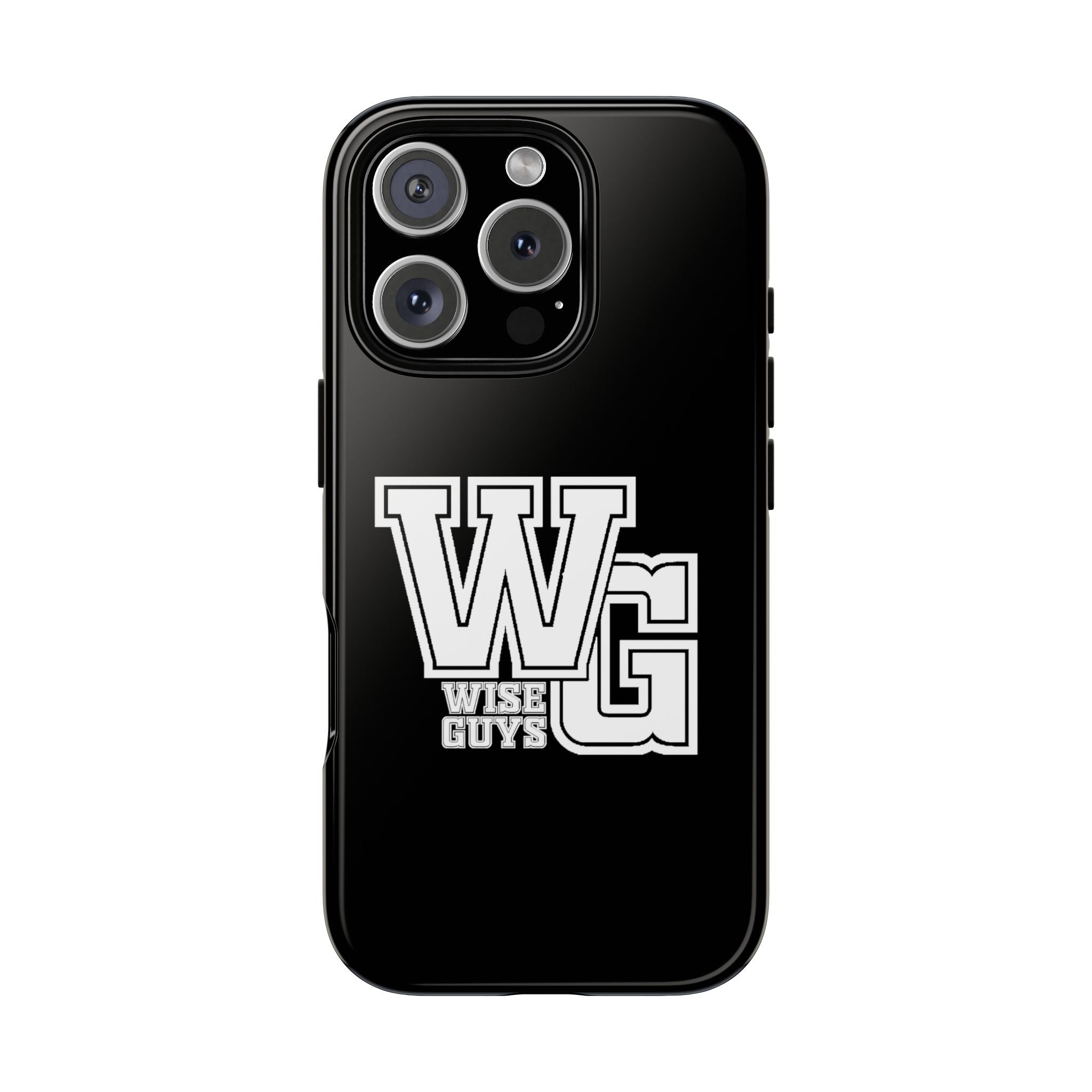 Wise Guys 'WG' Tough Phone Case — Protective White Phone Cover