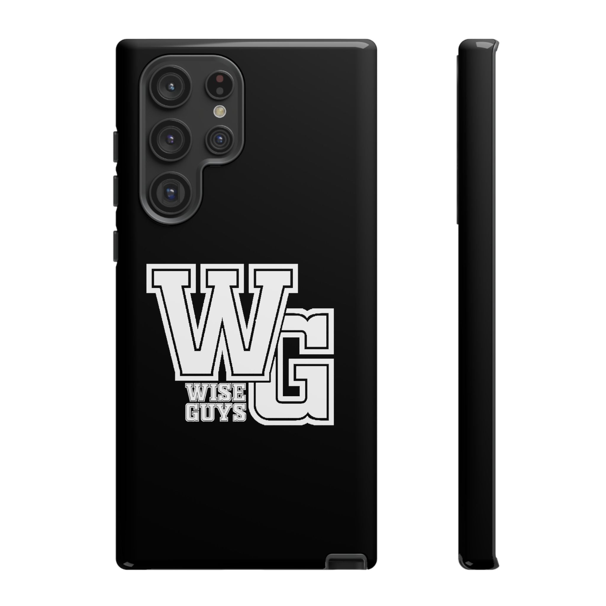 Wise Guys 'WG' Tough Phone Case — Protective White Phone Cover