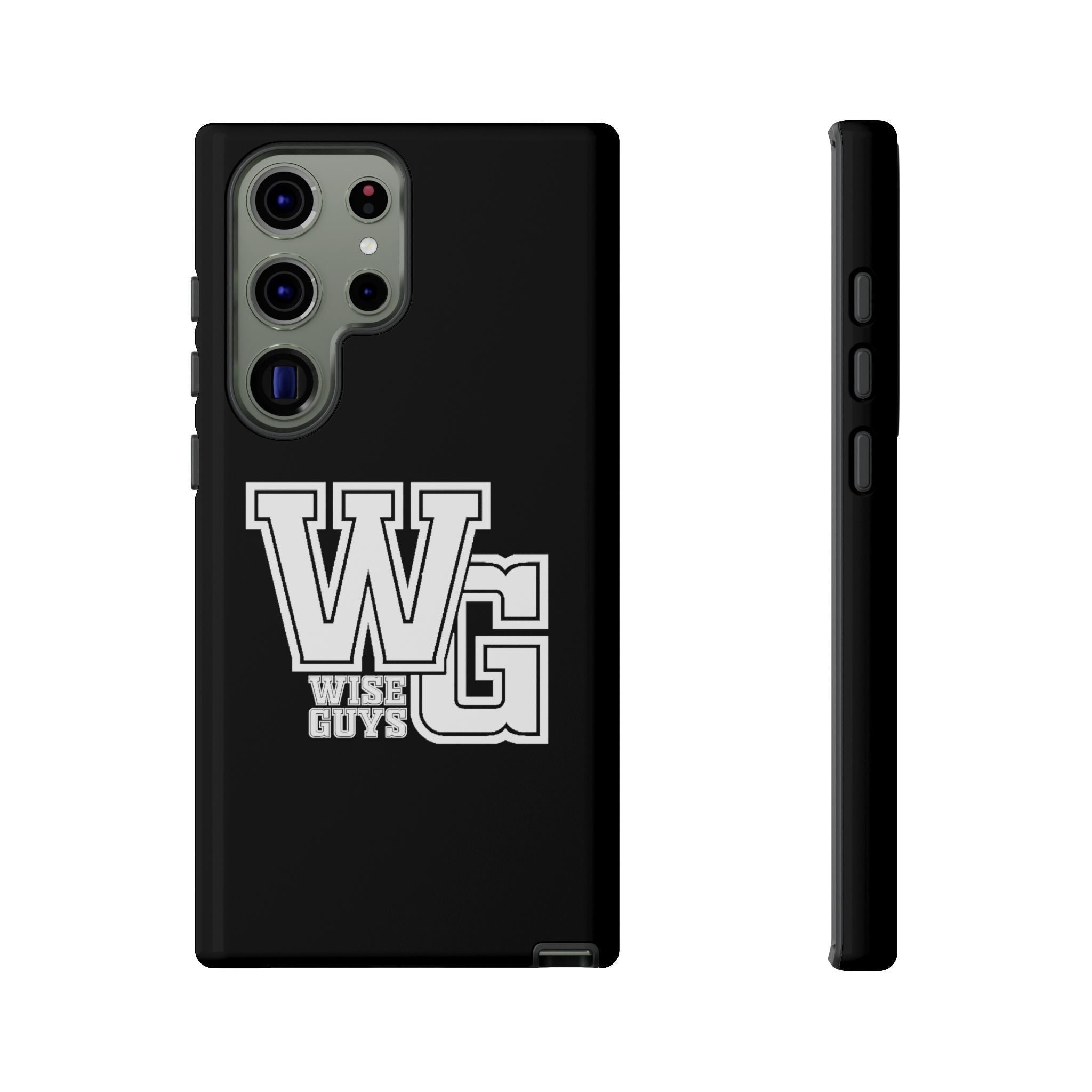 Wise Guys 'WG' Tough Phone Case — Protective White Phone Cover