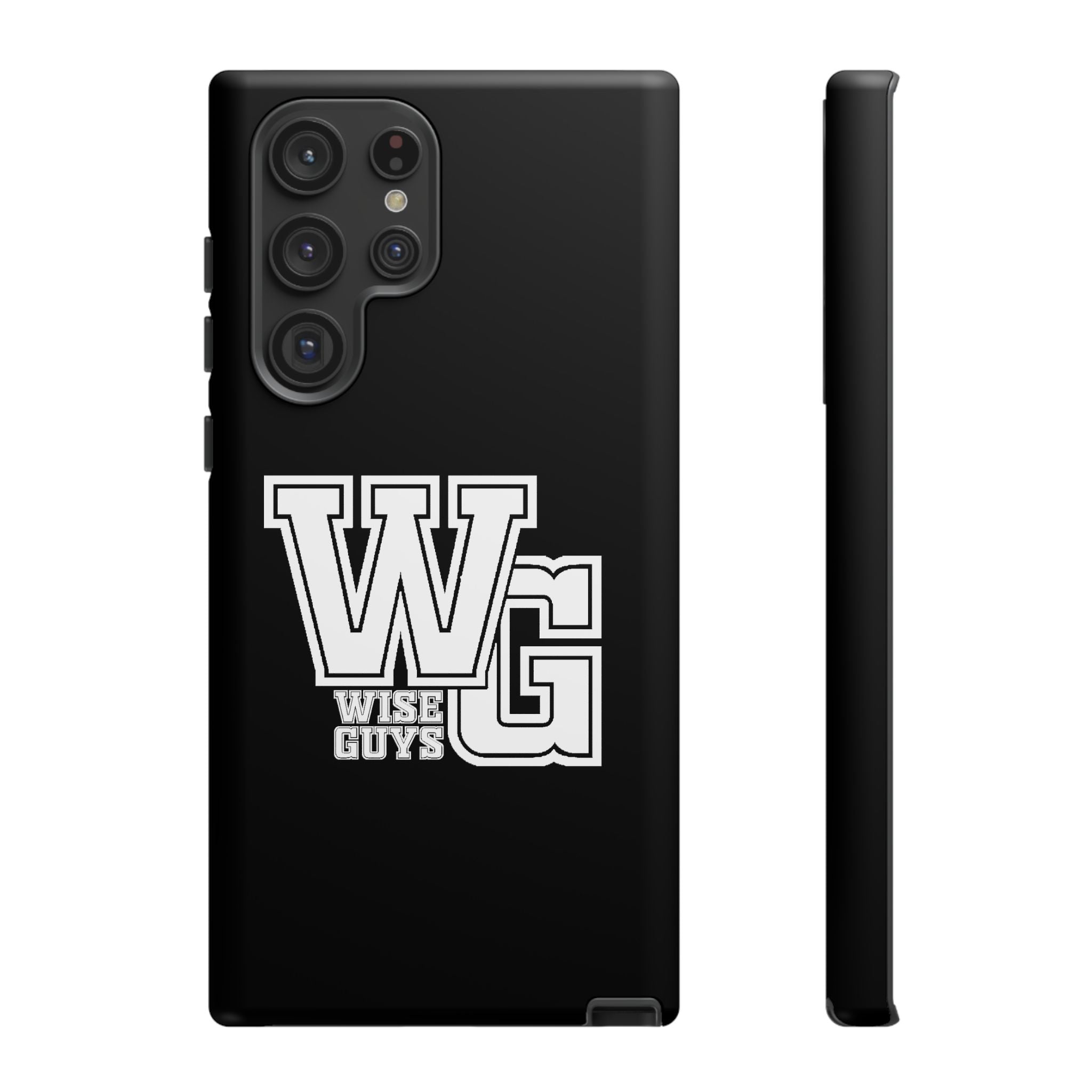 Wise Guys 'WG' Tough Phone Case — Protective White Phone Cover