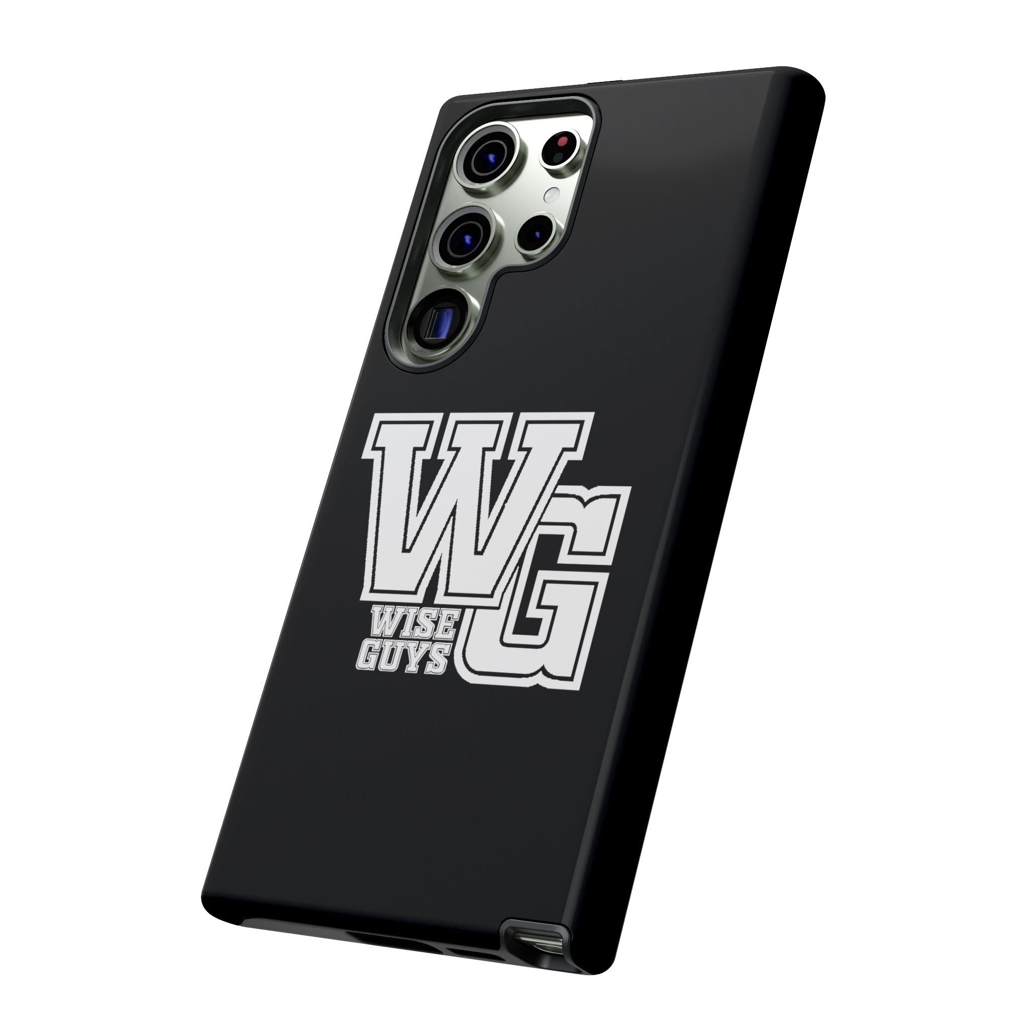 Wise Guys 'WG' Tough Phone Case — Protective White Phone Cover