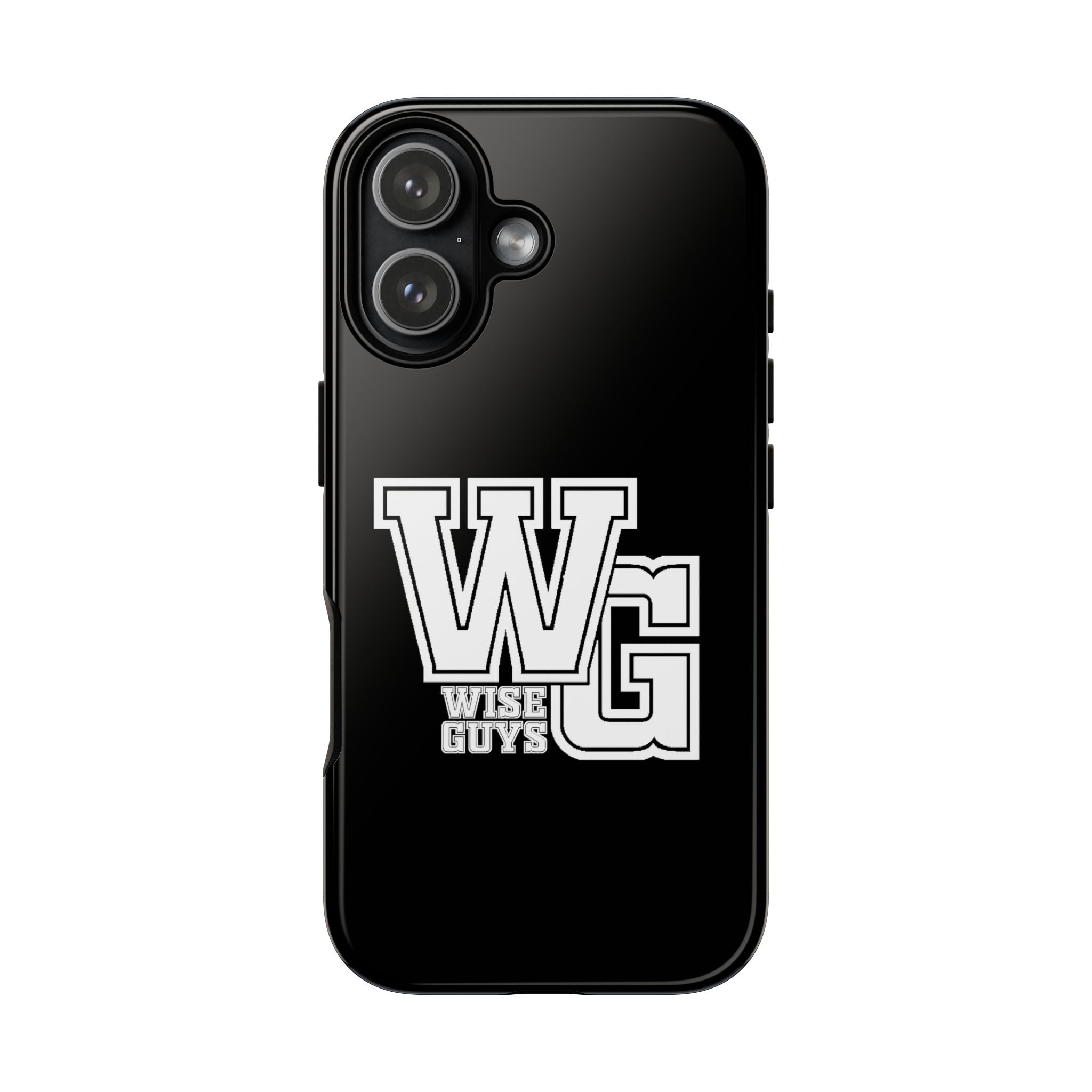 Wise Guys 'WG' Tough Phone Case — Protective White Phone Cover