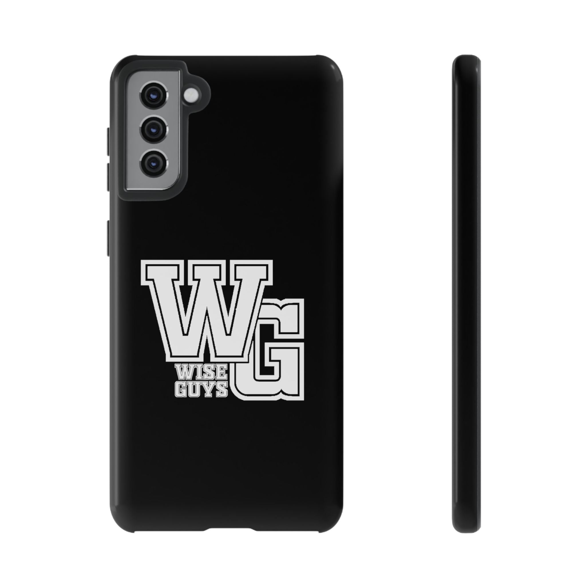 Wise Guys 'WG' Tough Phone Case — Protective White Phone Cover