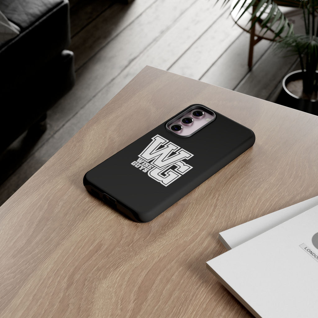 Wise Guys 'WG' Tough Phone Case — Protective White Phone Cover