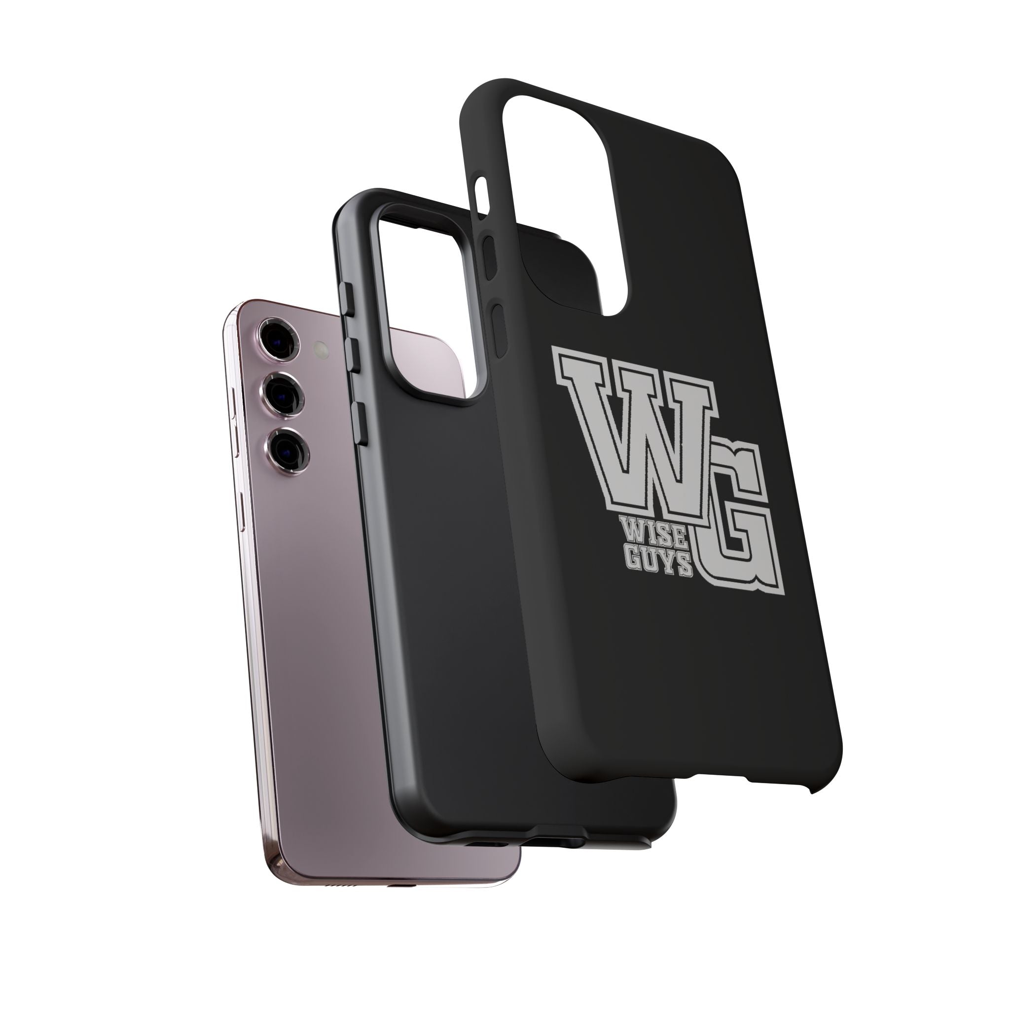 Wise Guys 'WG' Tough Phone Case — Protective White Phone Cover