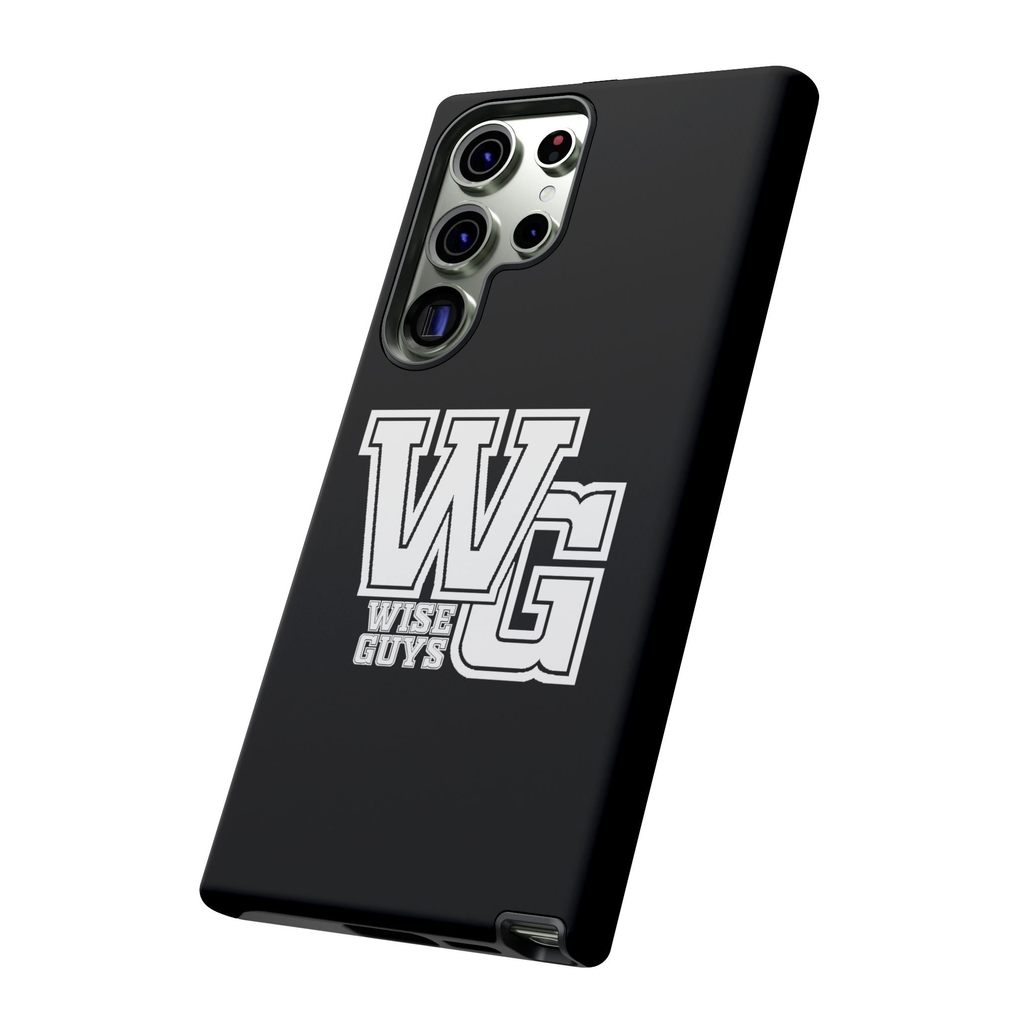 Wise Guys 'WG' Tough Phone Case — Protective White Phone Cover