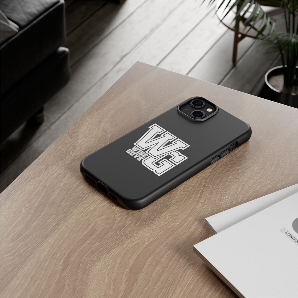 Wise Guys 'WG' Tough Phone Case — Protective White Phone Cover