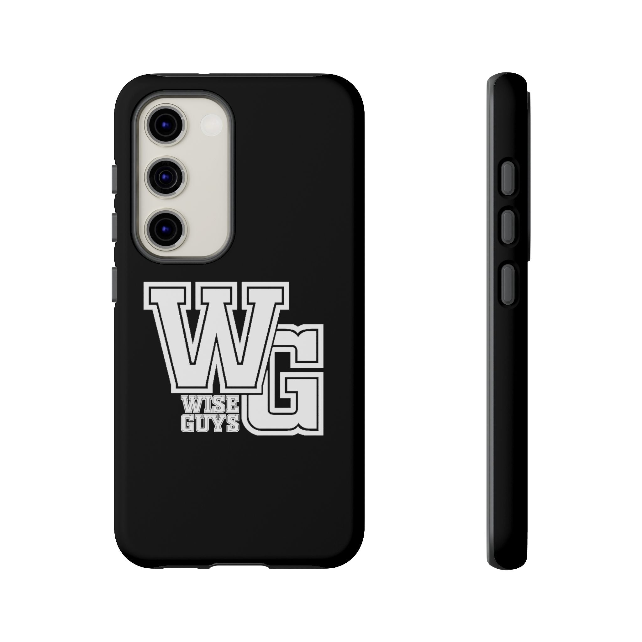 Wise Guys 'WG' Tough Phone Case — Protective White Phone Cover