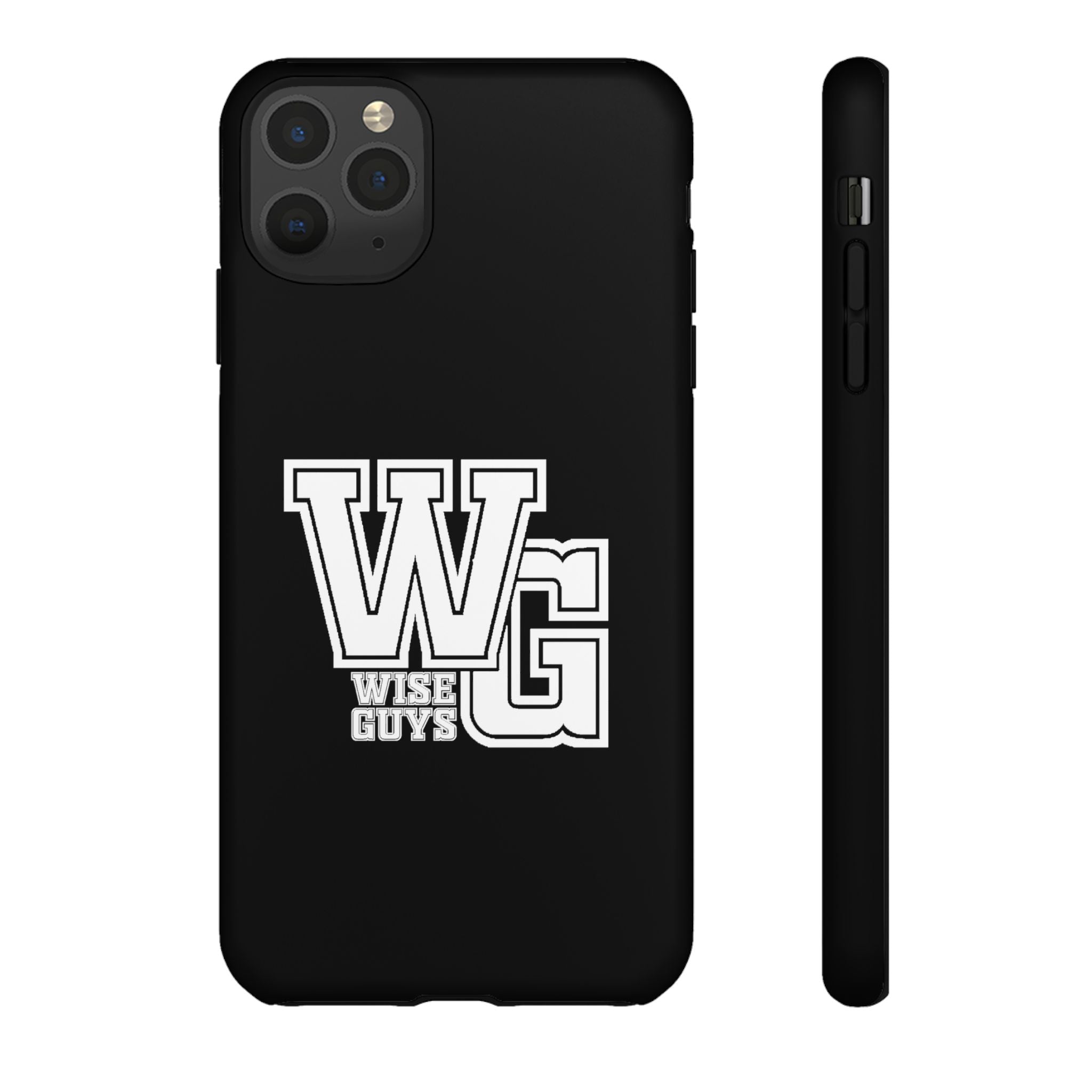Wise Guys 'WG' Tough Phone Case — Protective White Phone Cover
