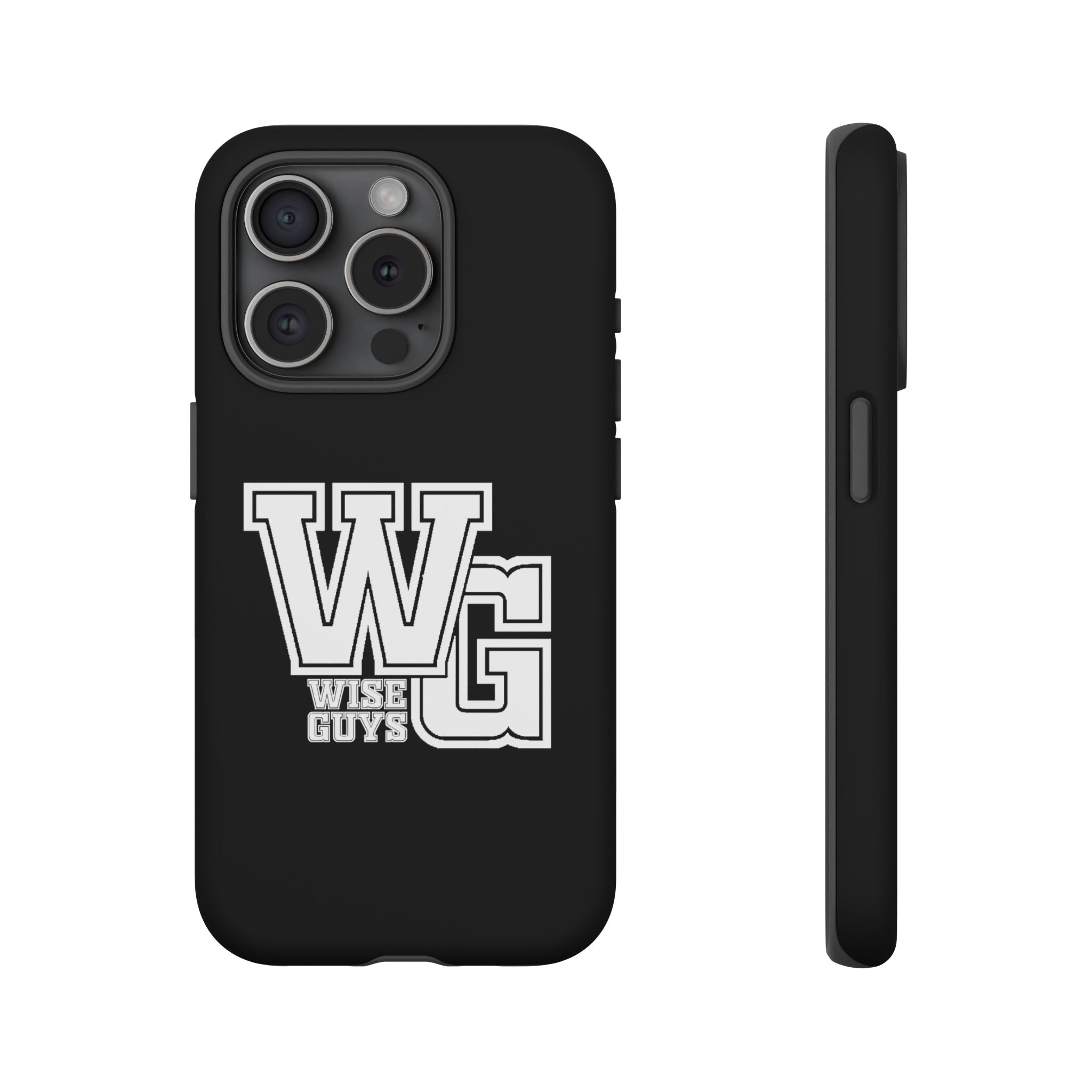 Wise Guys 'WG' Tough Phone Case — Protective White Phone Cover