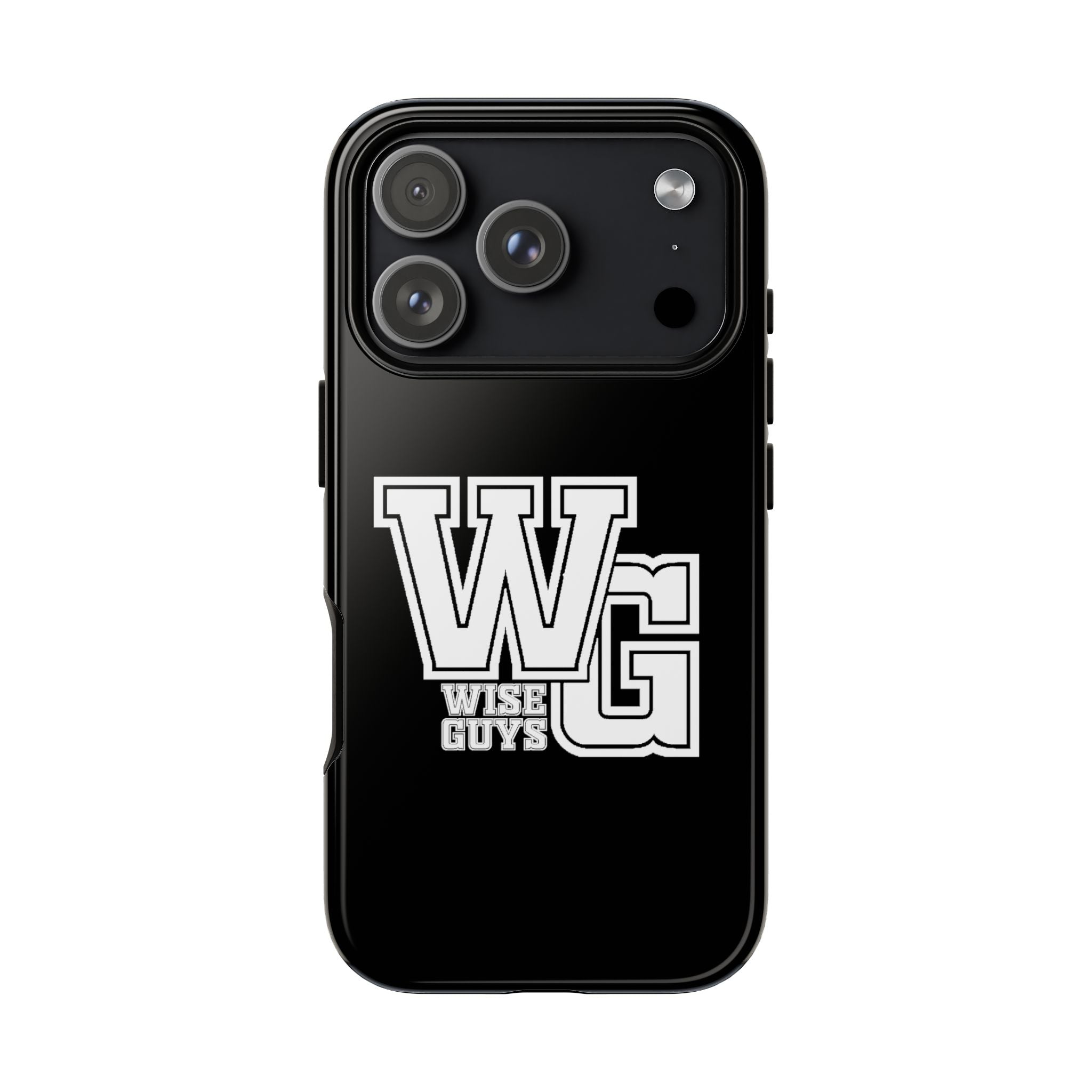 Wise Guys 'WG' Tough Phone Case — Protective White Phone Cover