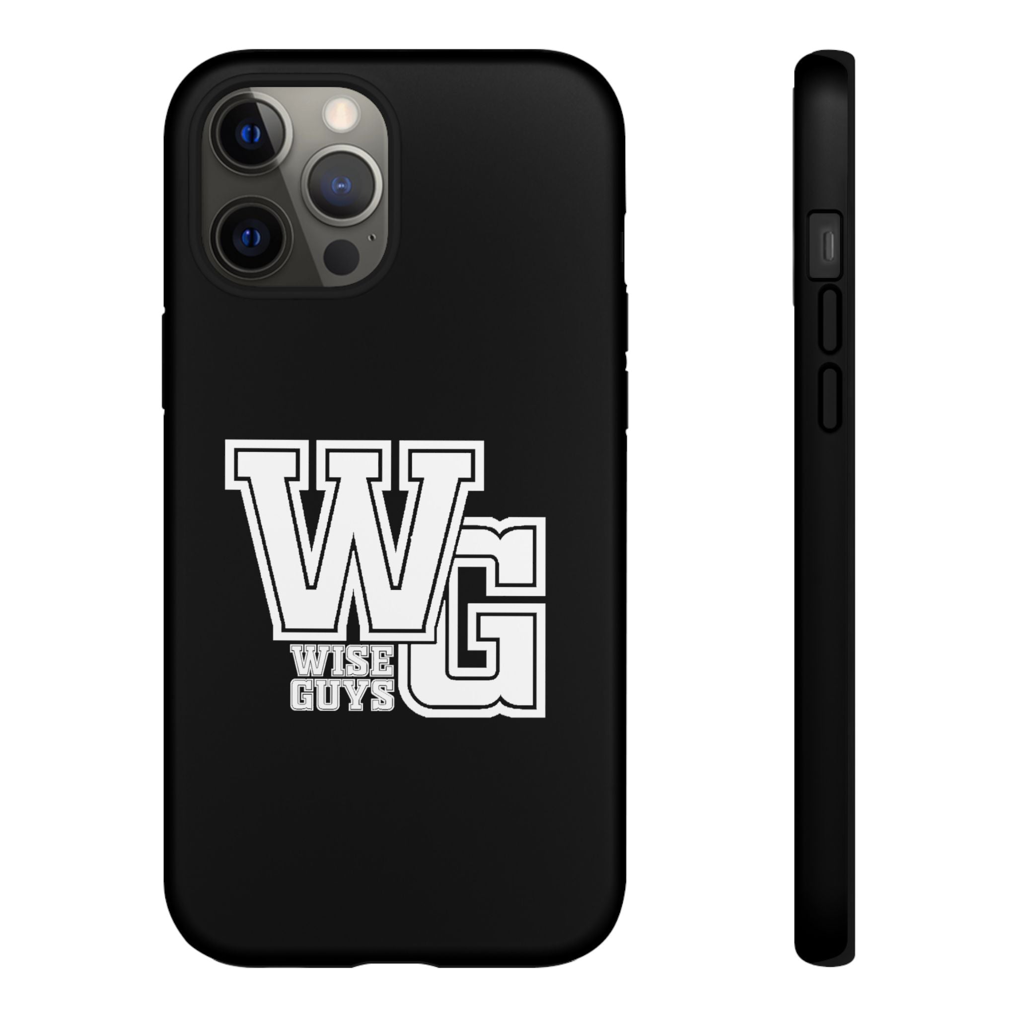 Wise Guys 'WG' Tough Phone Case — Protective White Phone Cover