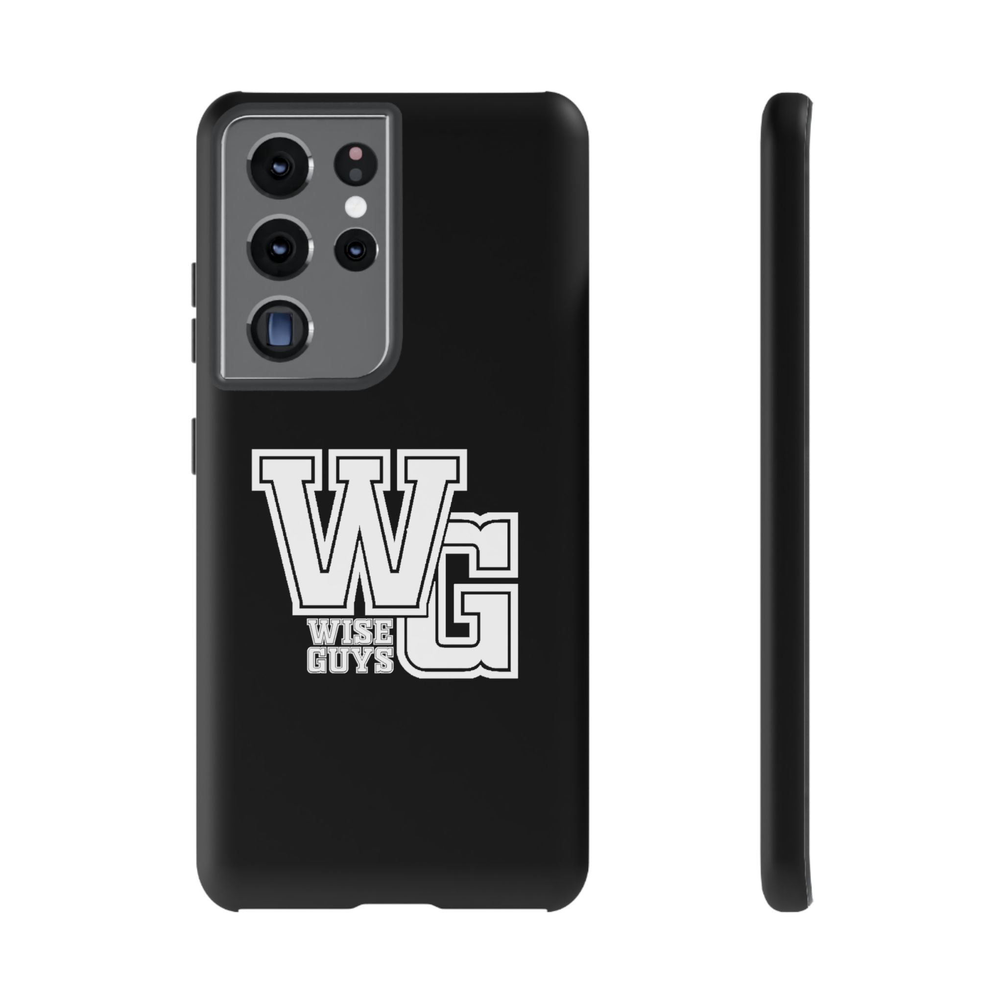Wise Guys 'WG' Tough Phone Case — Protective White Phone Cover